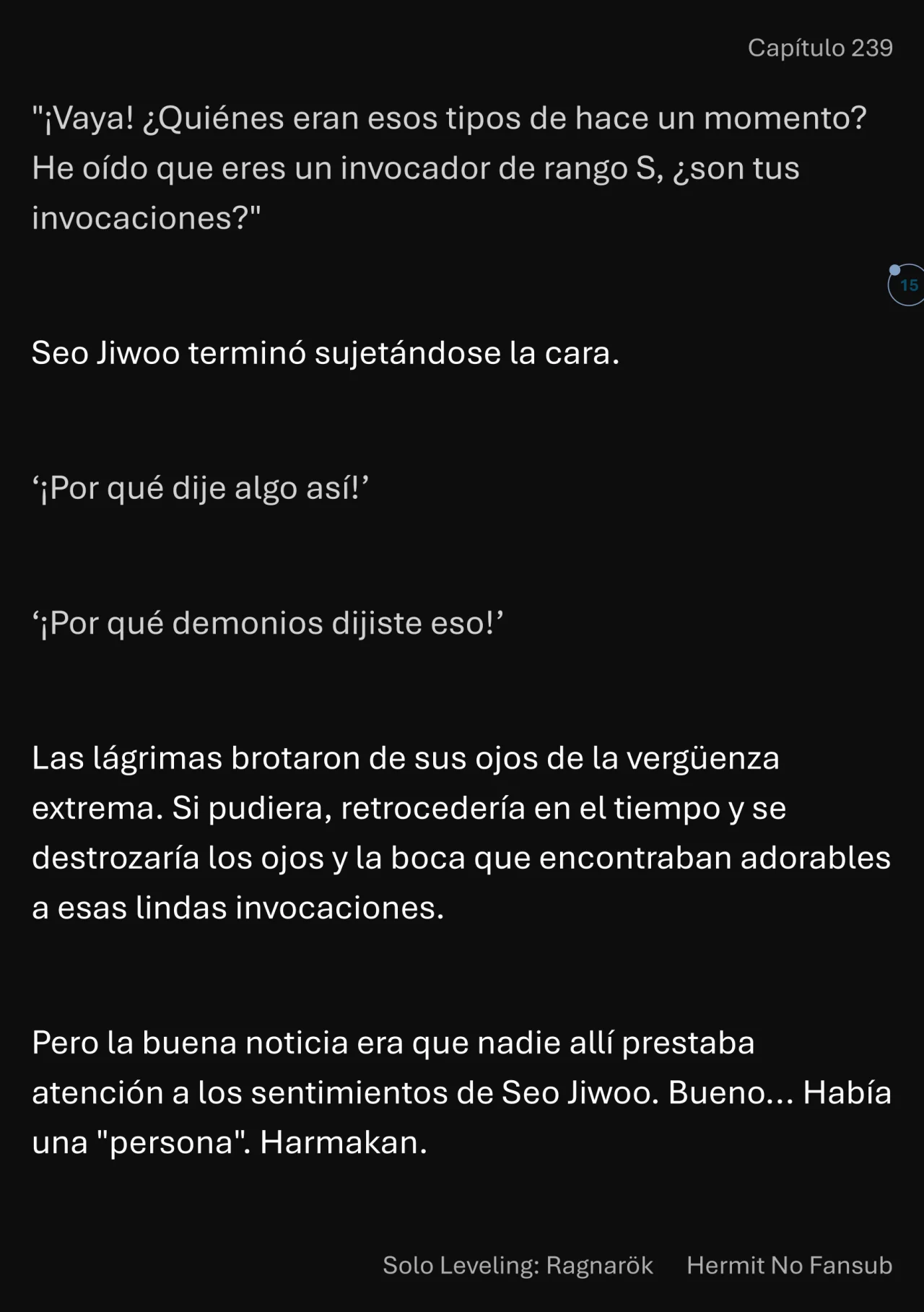 Página 16 del Manga