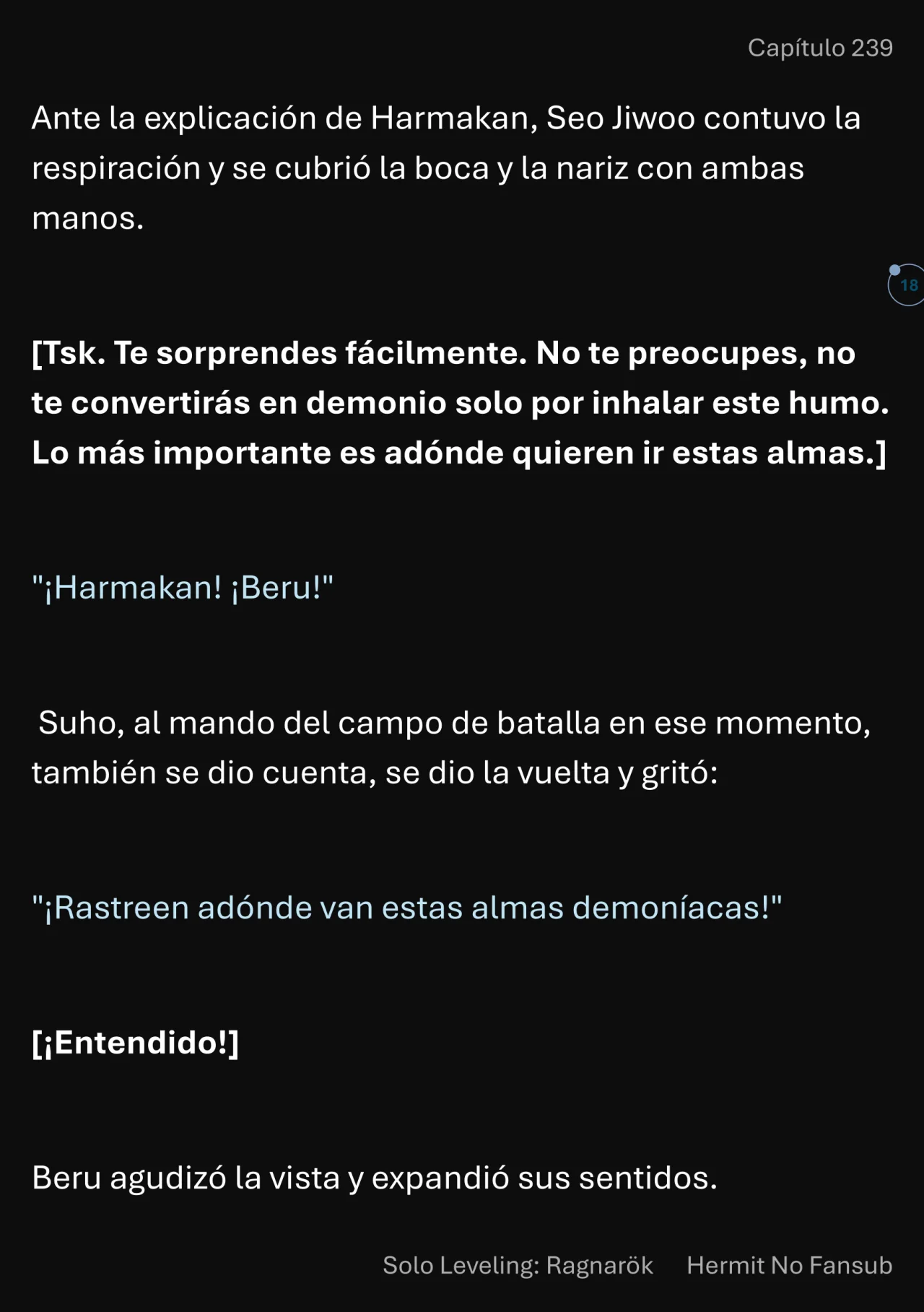 Página 19 del Manga