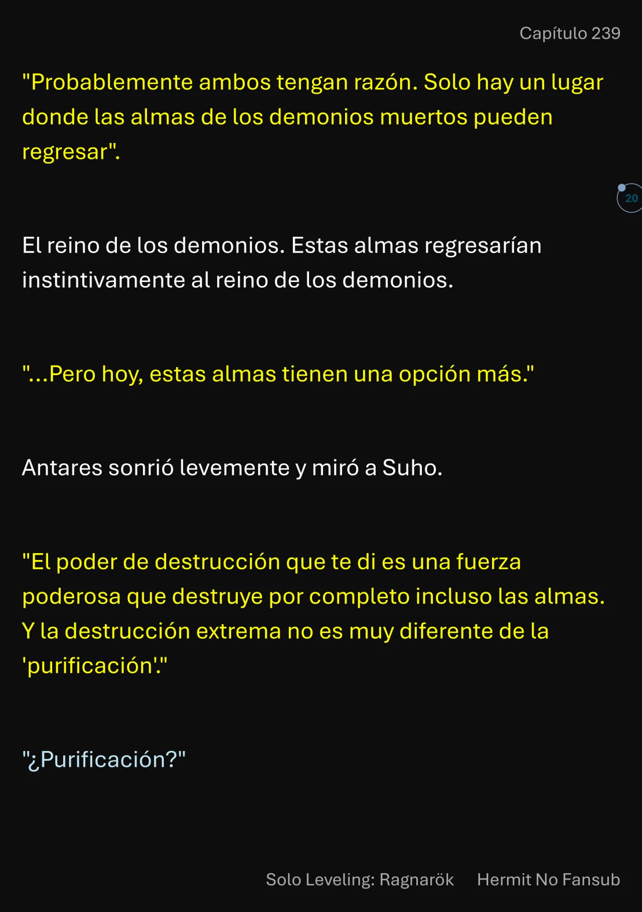 Página 21 del Manga