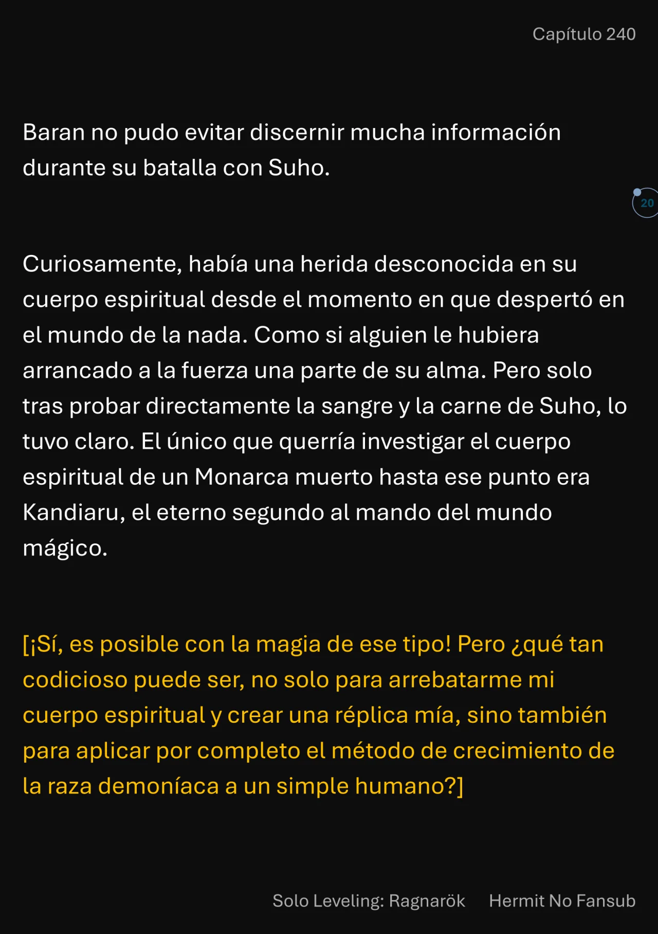 Página 21 del Manga