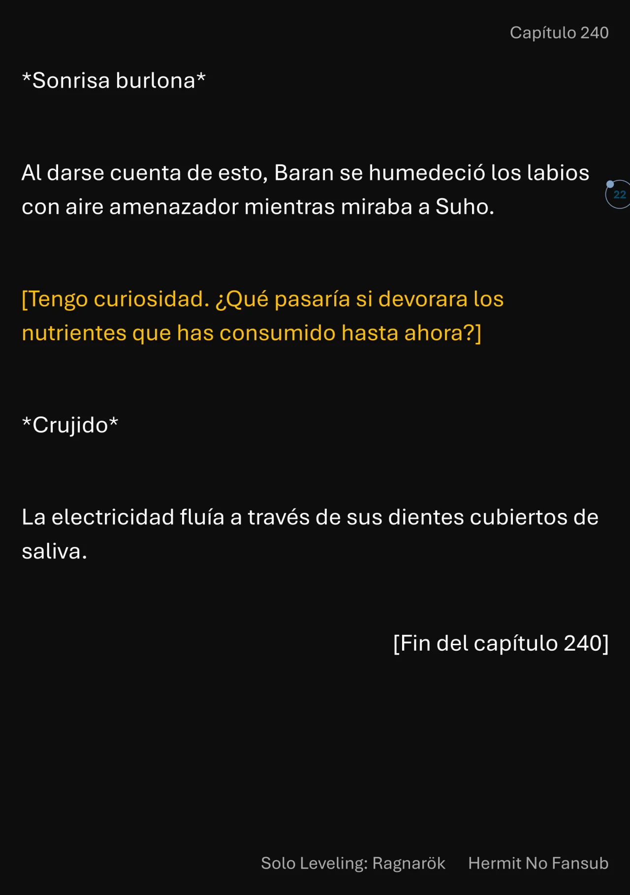 Página 23 del Manga