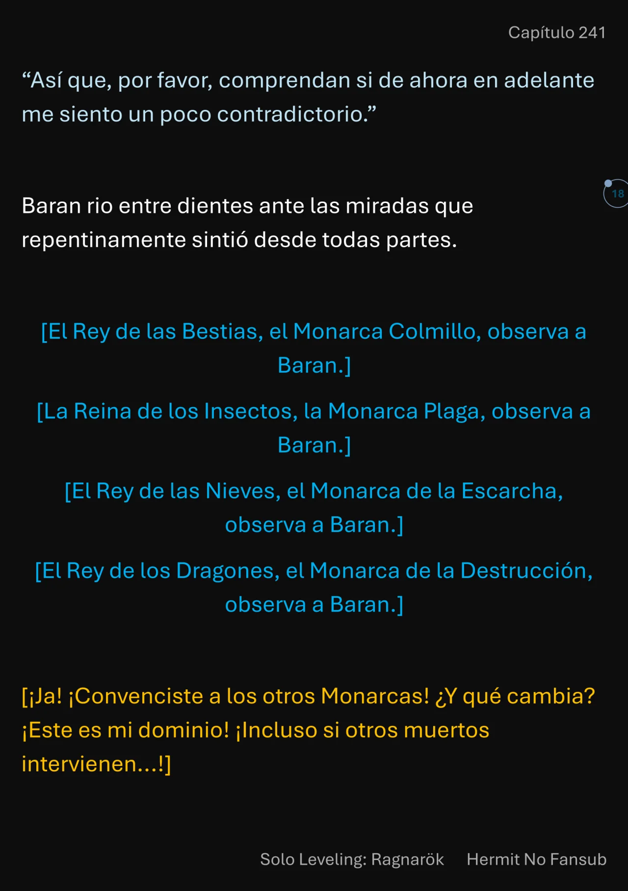 Página 19 del Manga