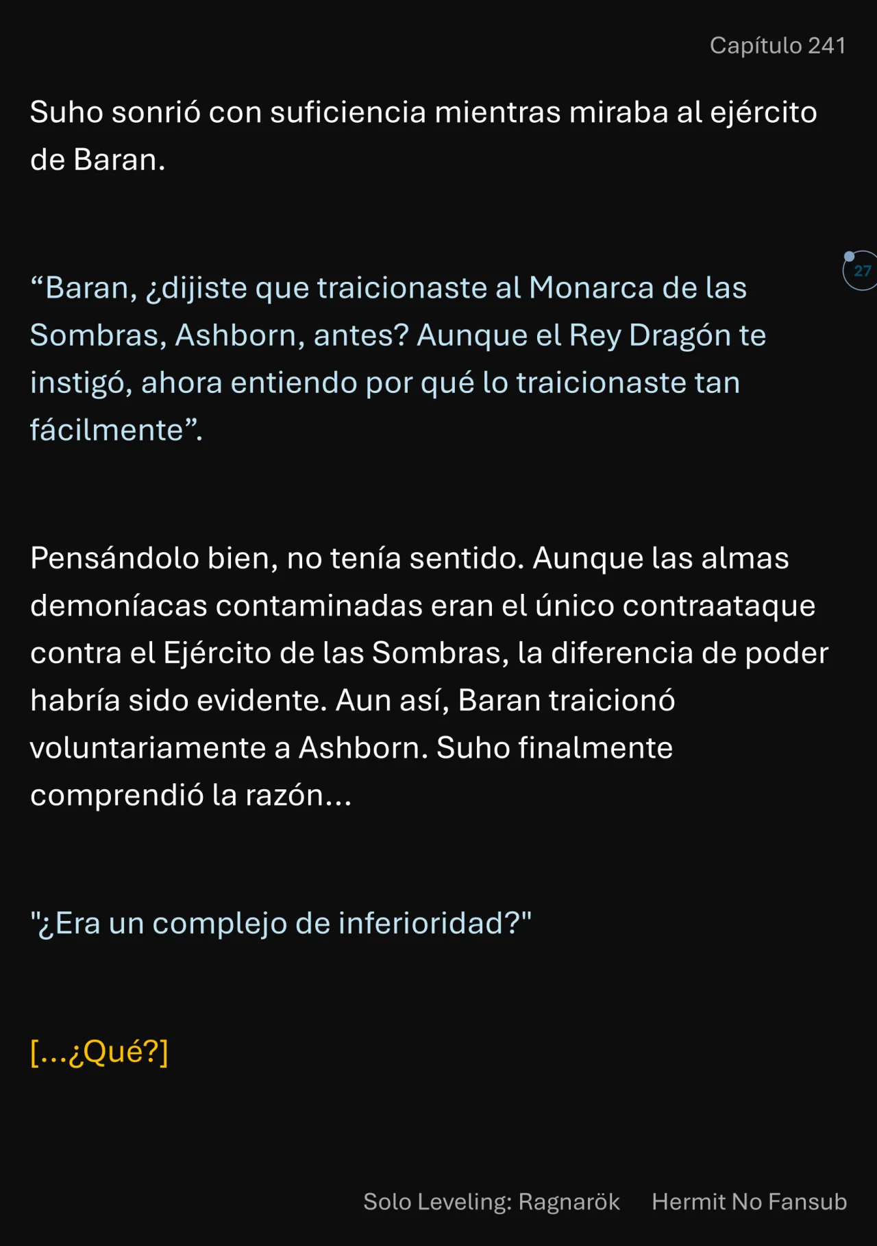 Página 28 del Manga