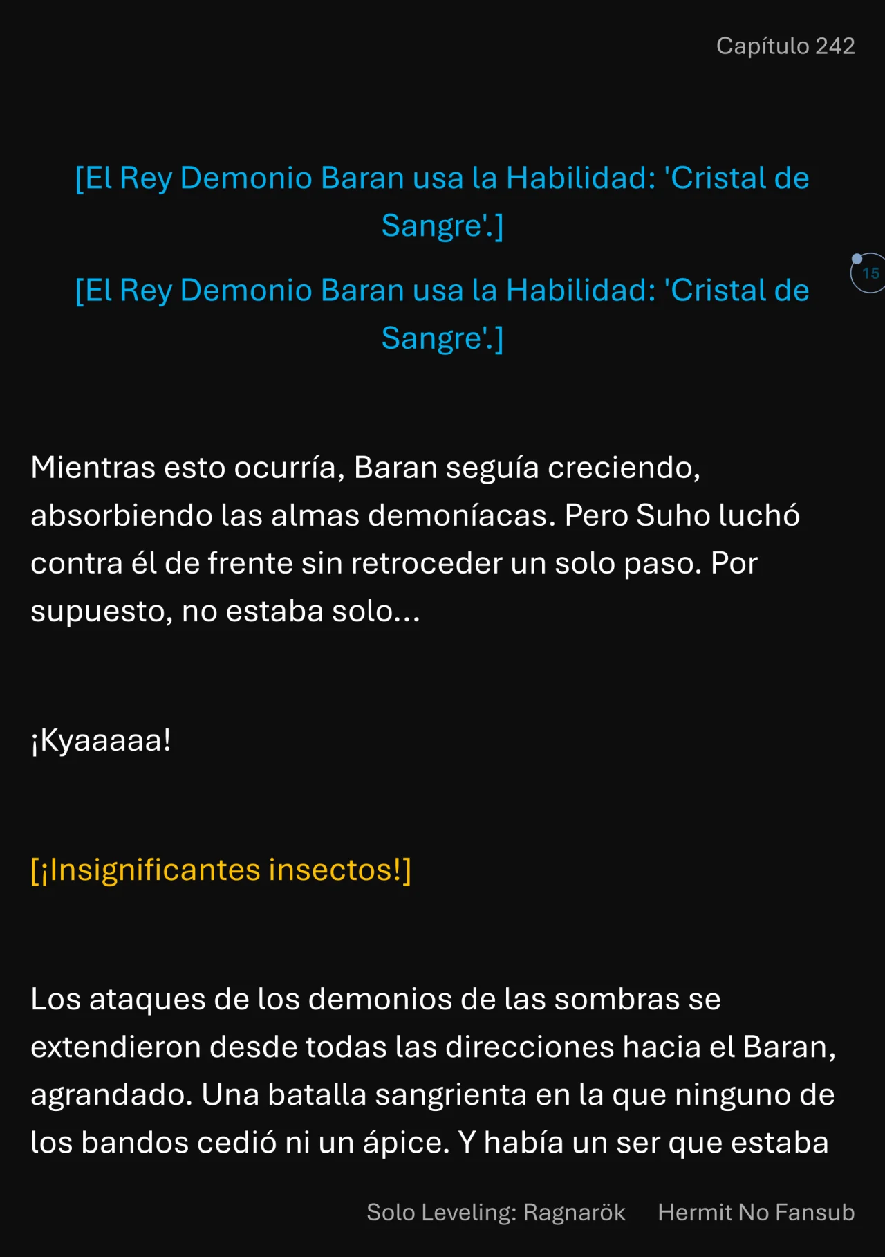 Página 16 del Manga