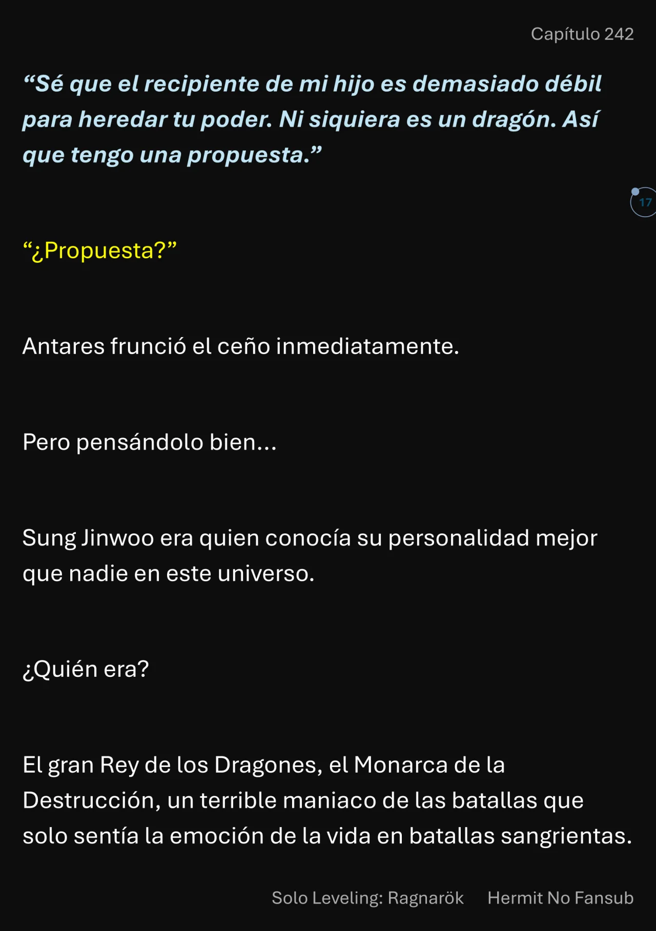 Página 18 del Manga