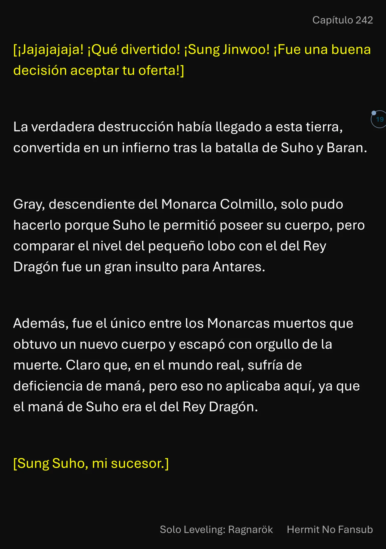 Página 20 del Manga