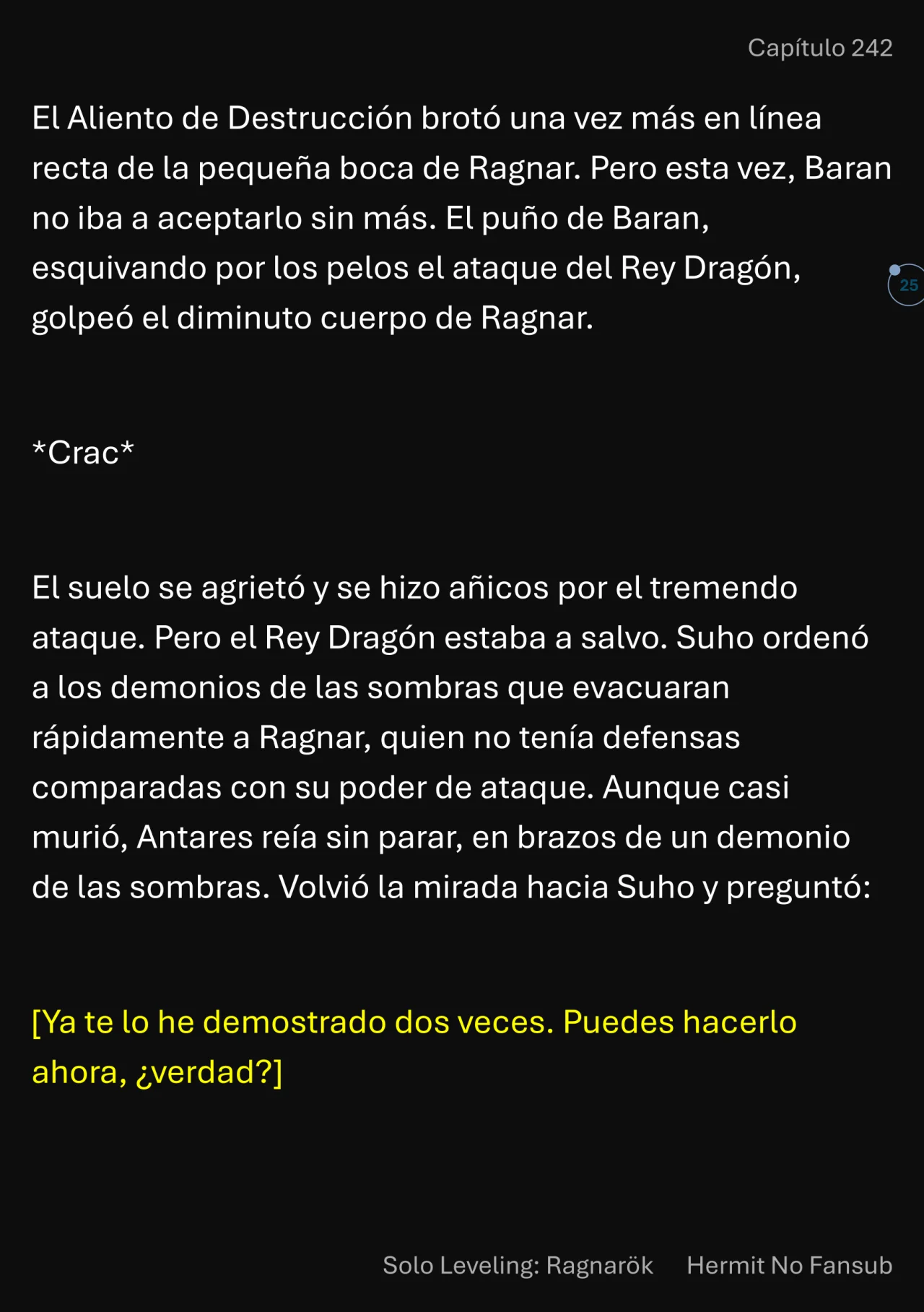 Página 26 del Manga