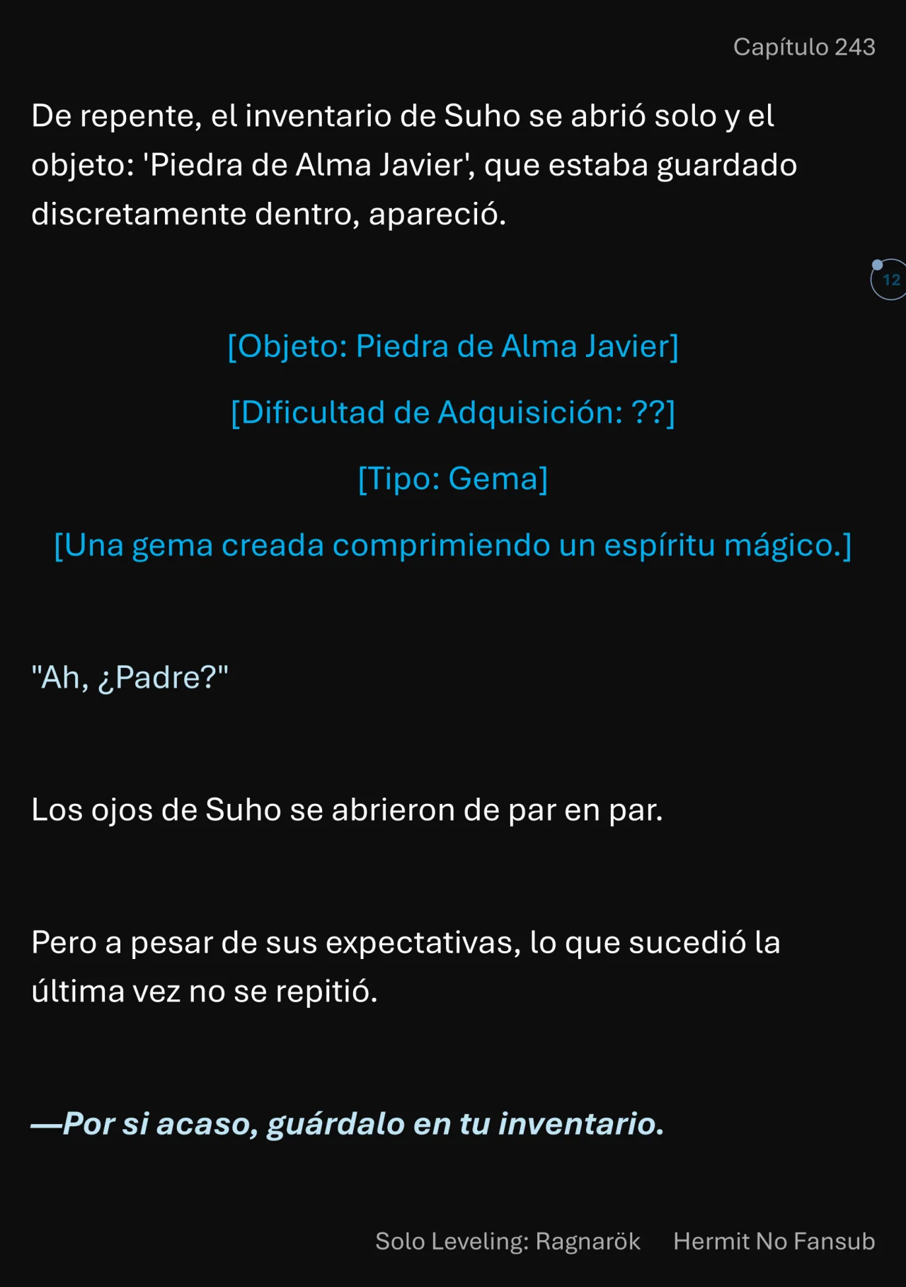 Página 13 del Manga