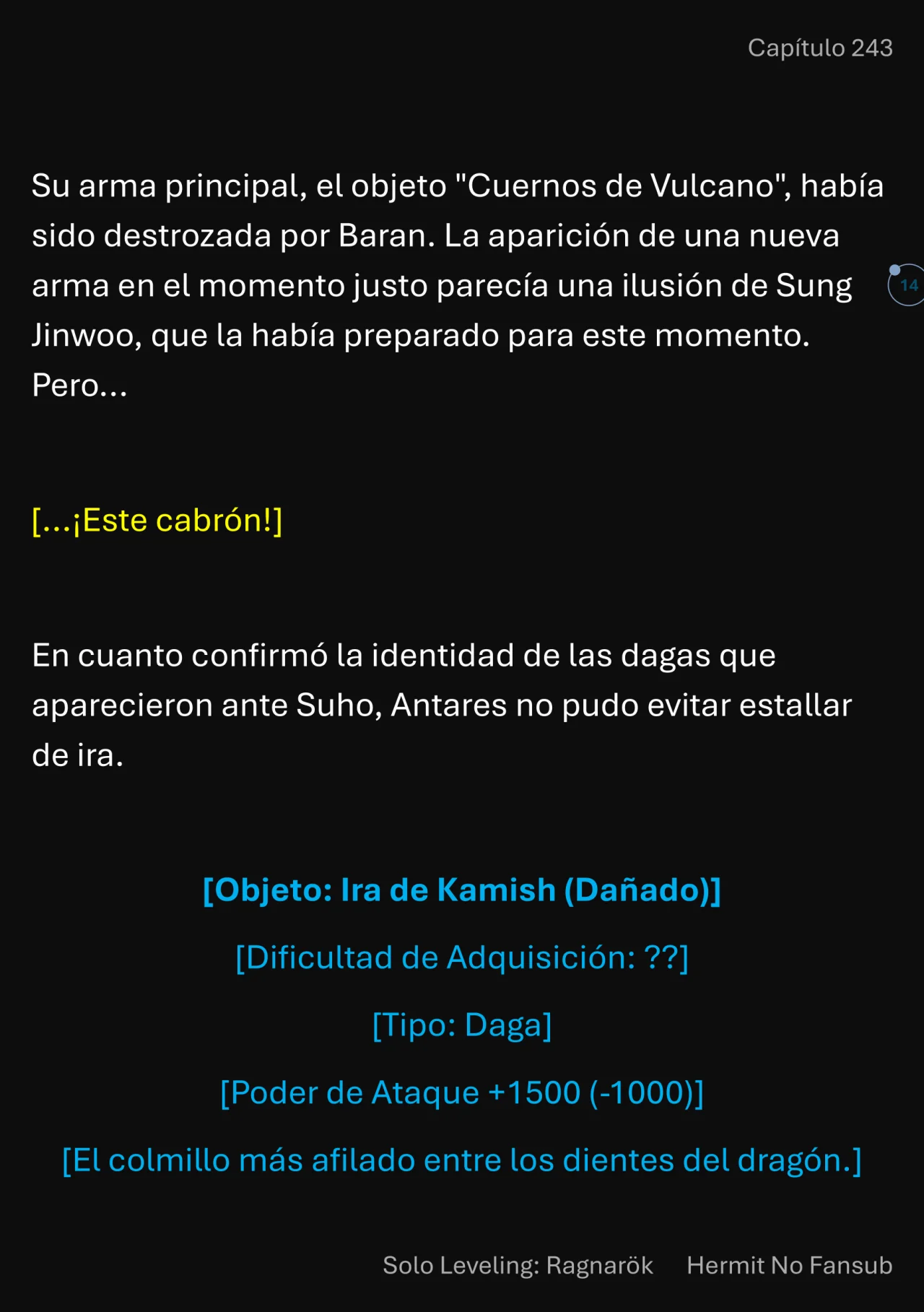 Página 15 del Manga