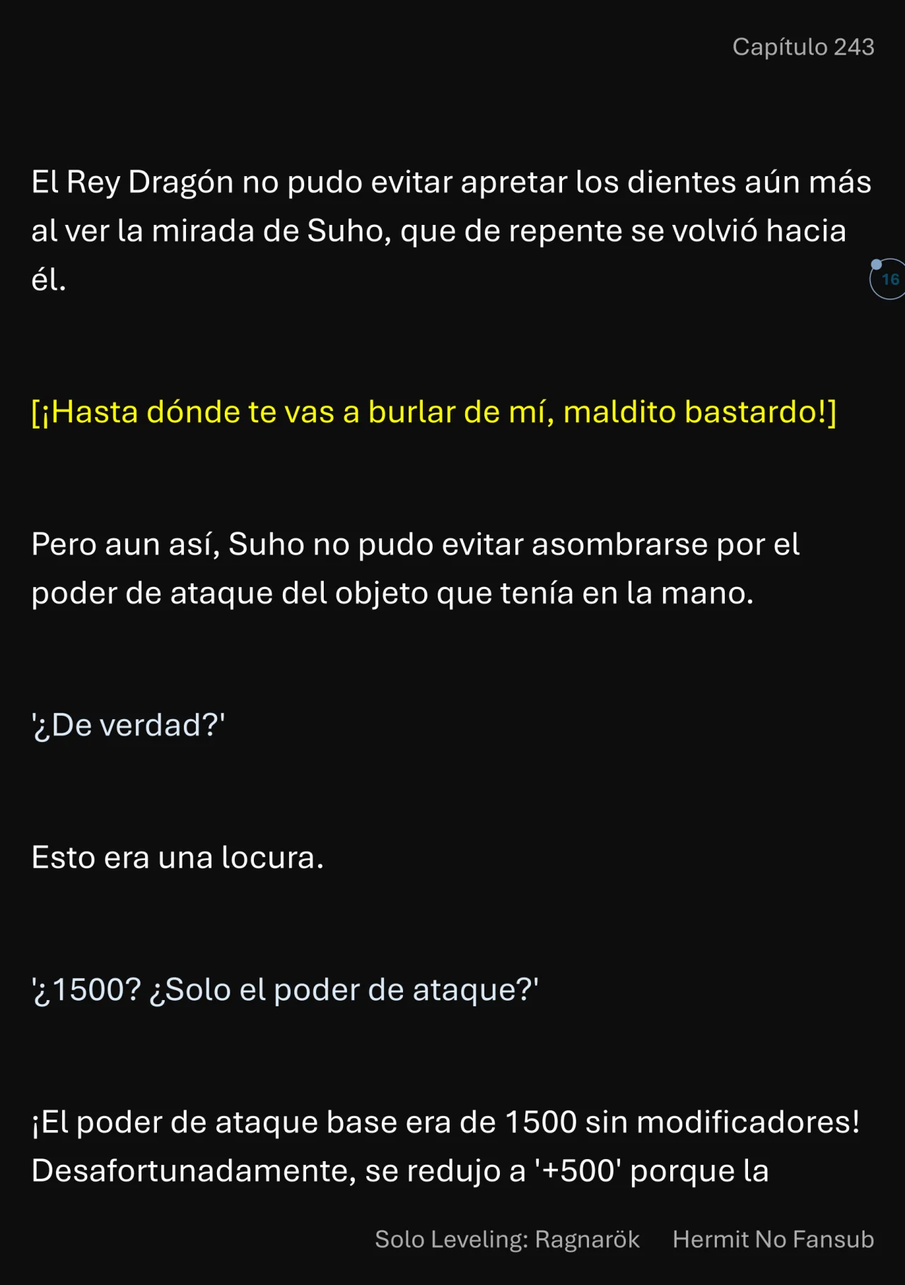 Página 17 del Manga