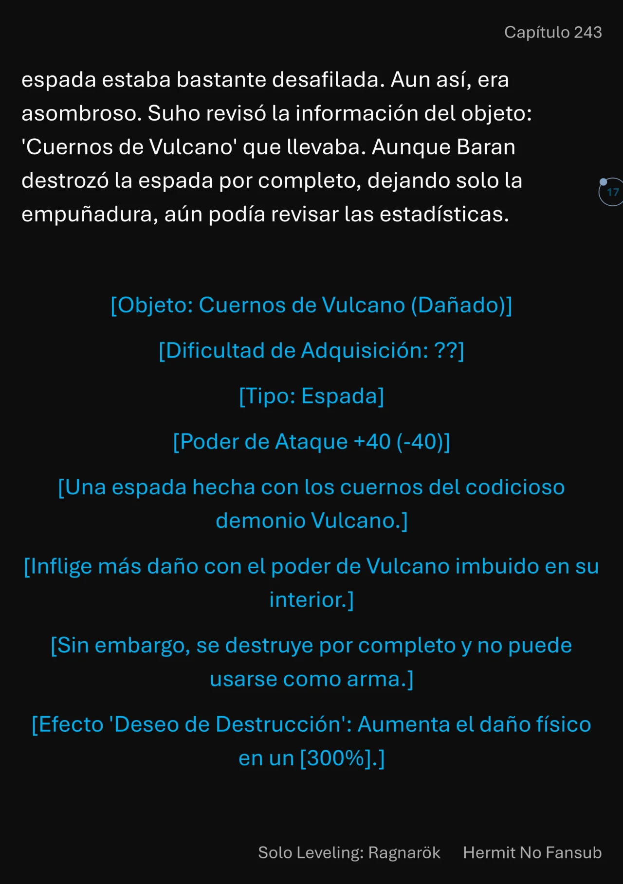 Página 18 del Manga