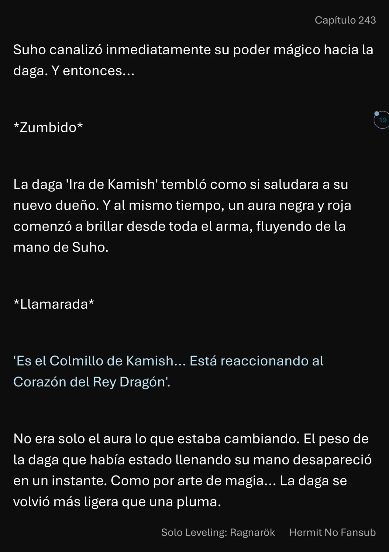 Página 20 del Manga