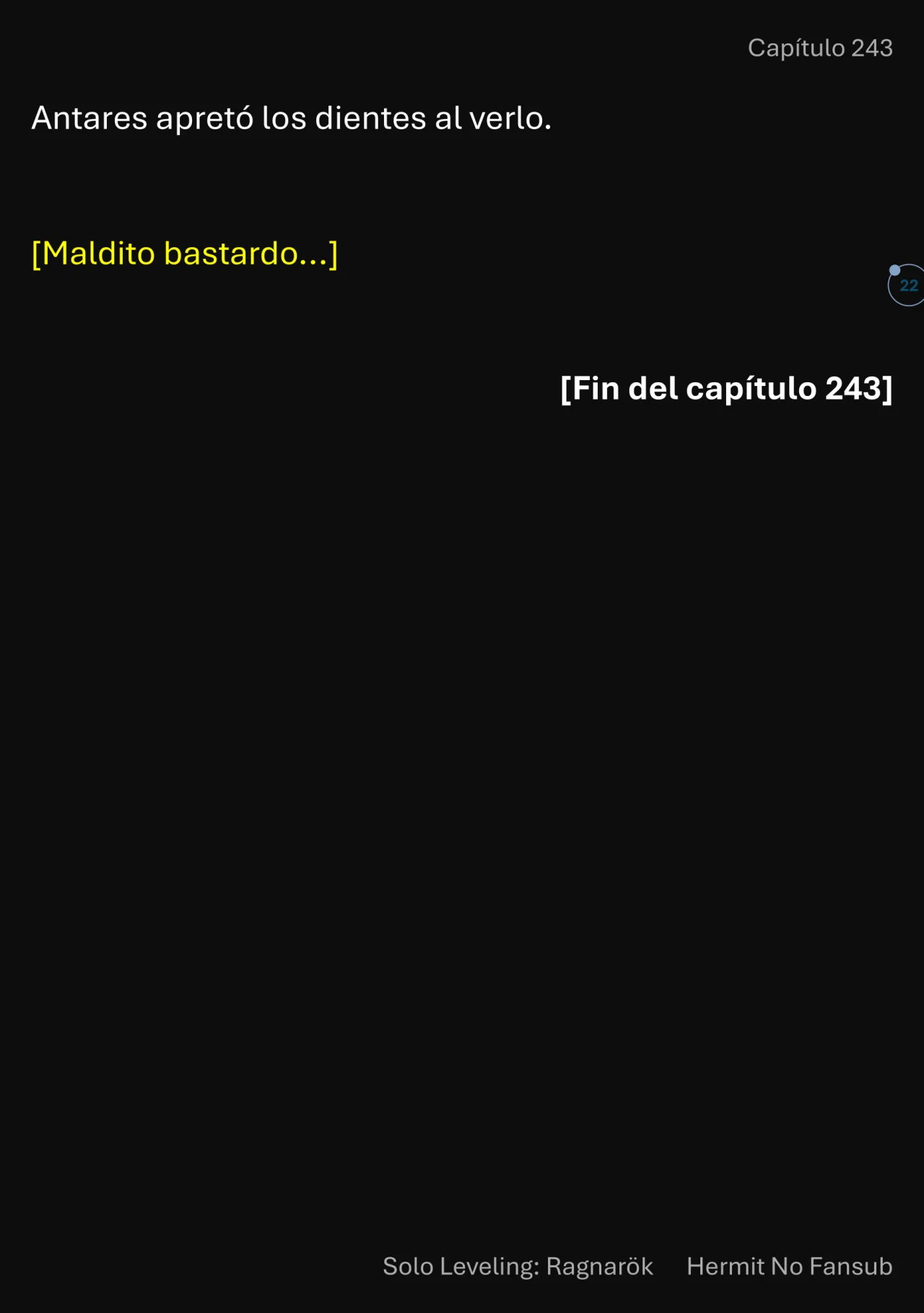 Página 23 del Manga