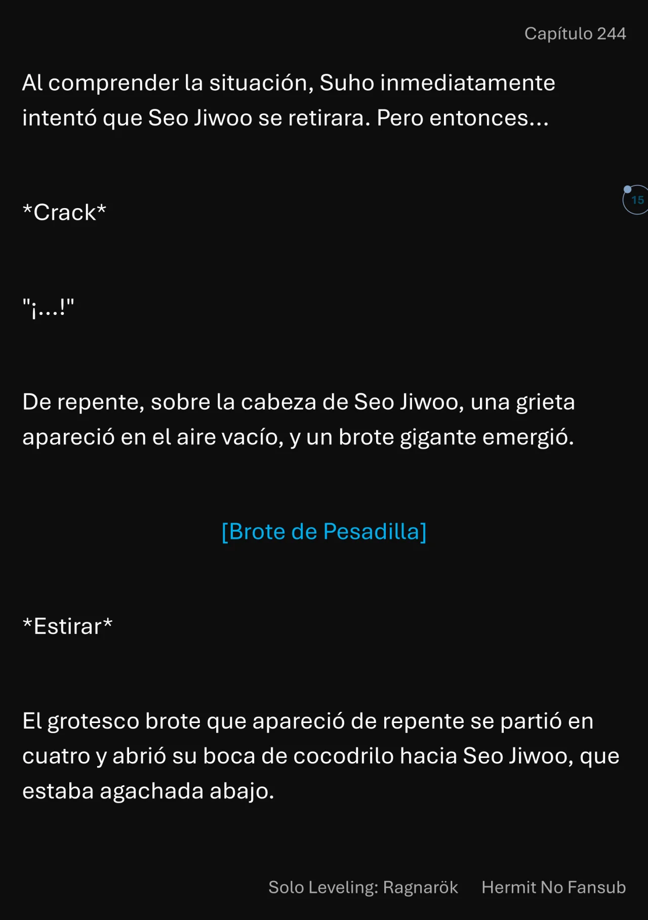 Página 16 del Manga