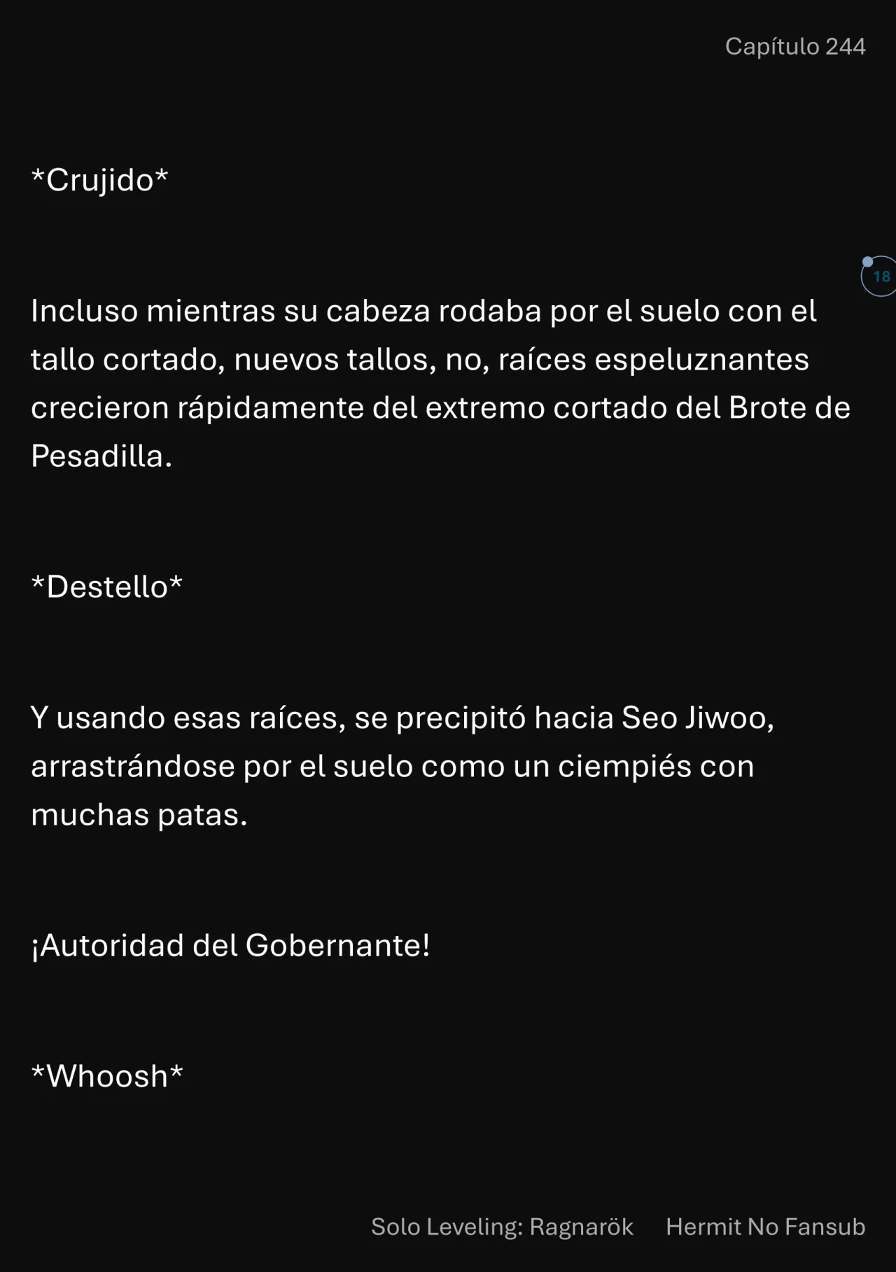 Página 19 del Manga