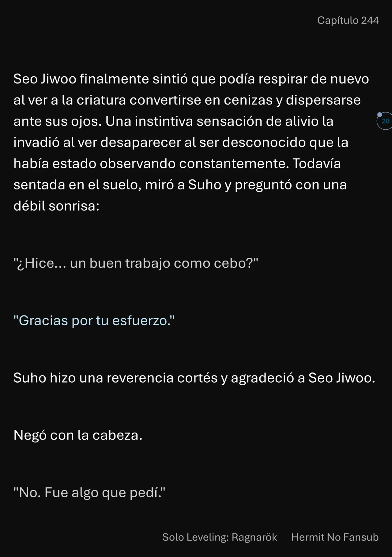 Página 21 del Manga