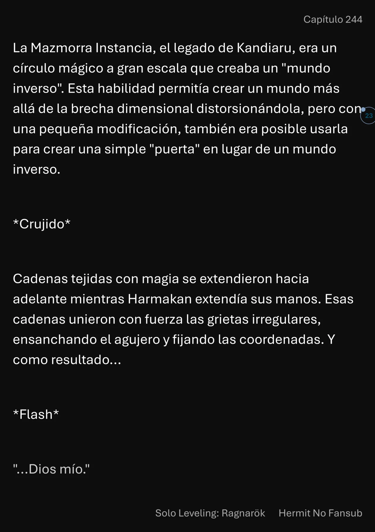 Página 24 del Manga