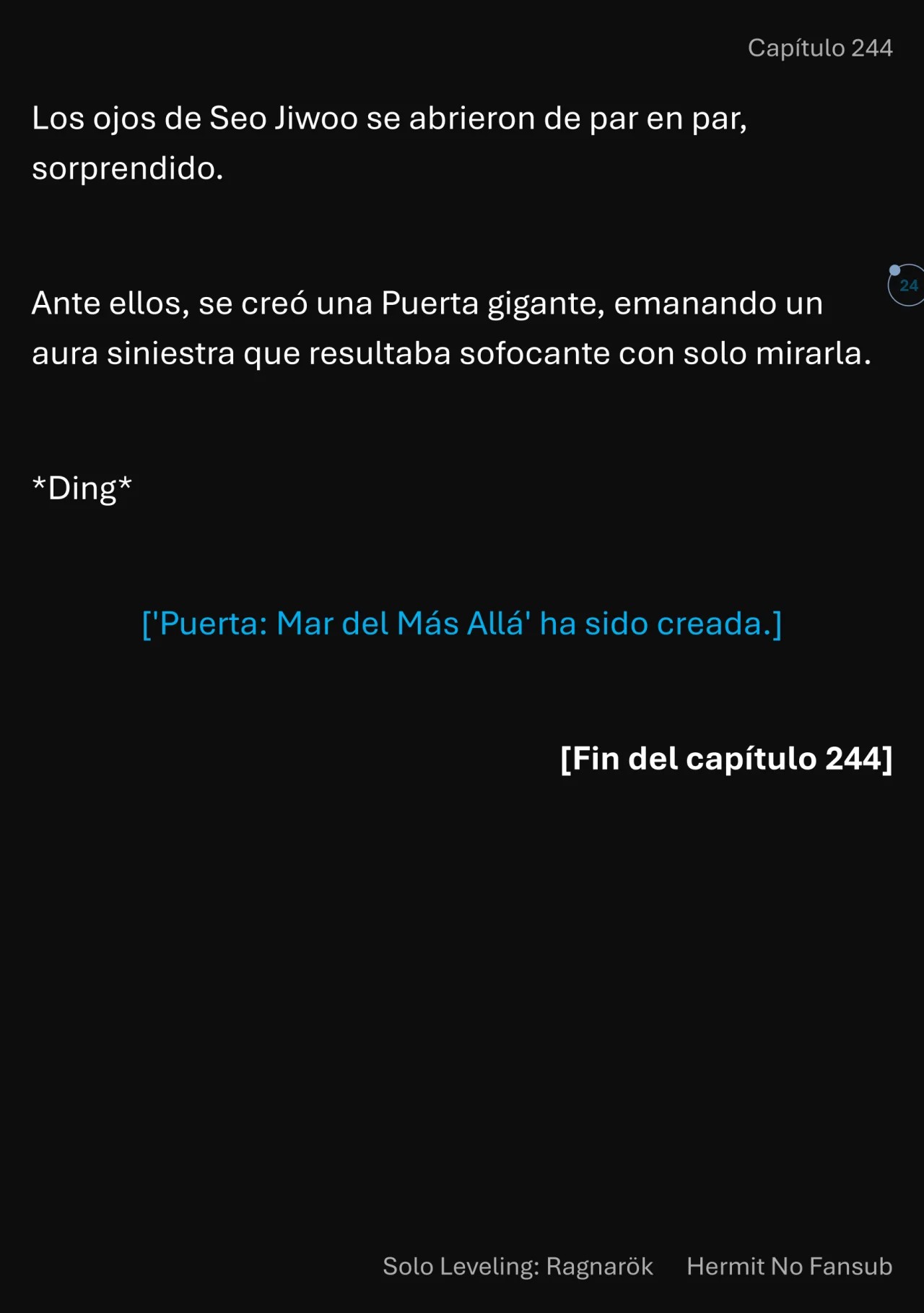 Página 25 del Manga