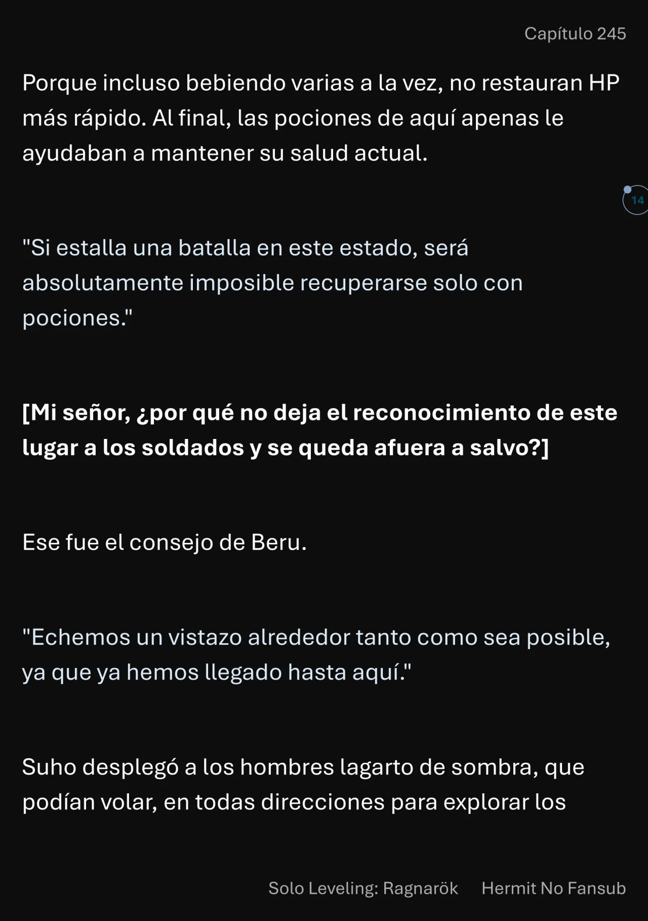 Página 15 del Manga