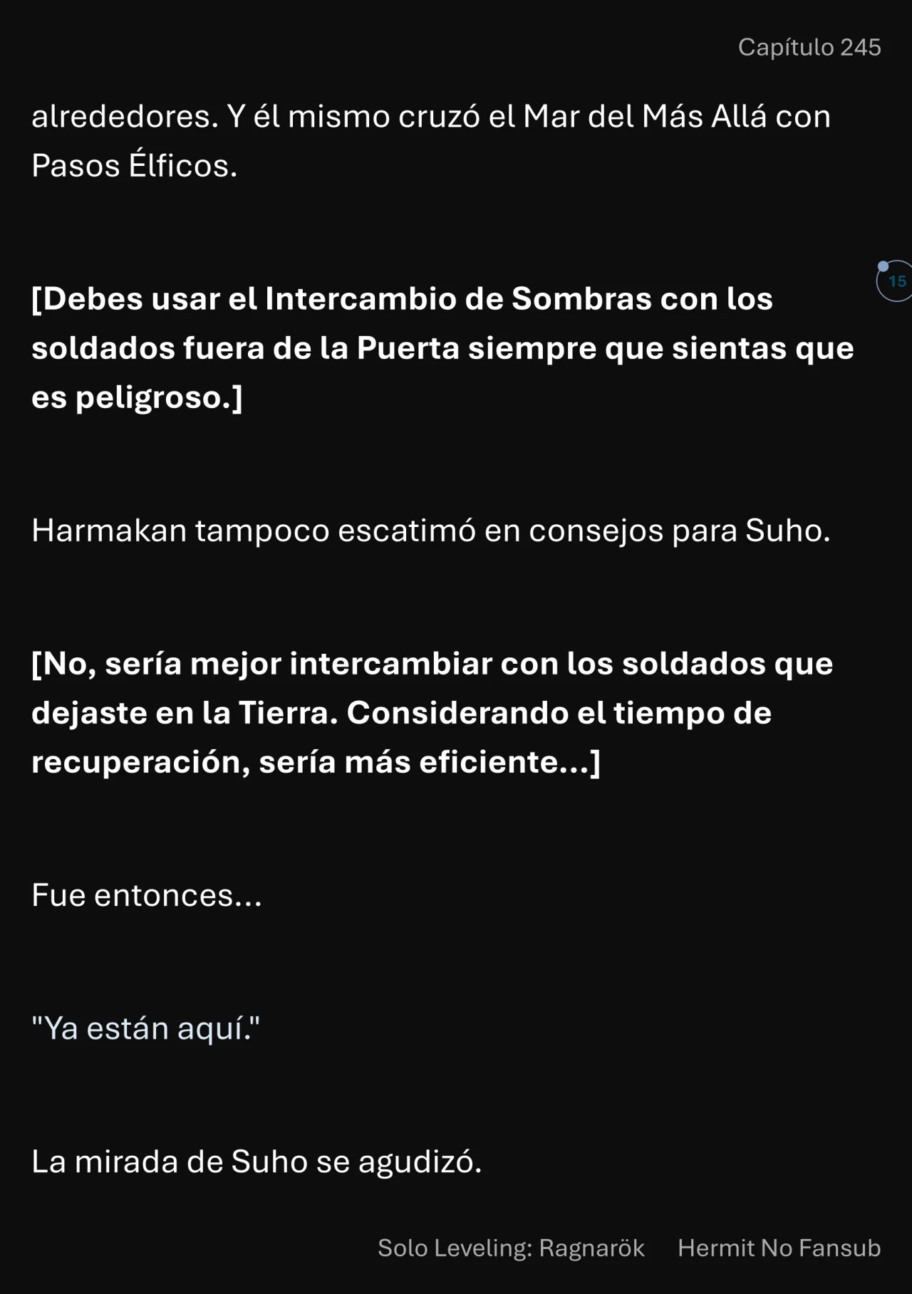 Página 16 del Manga