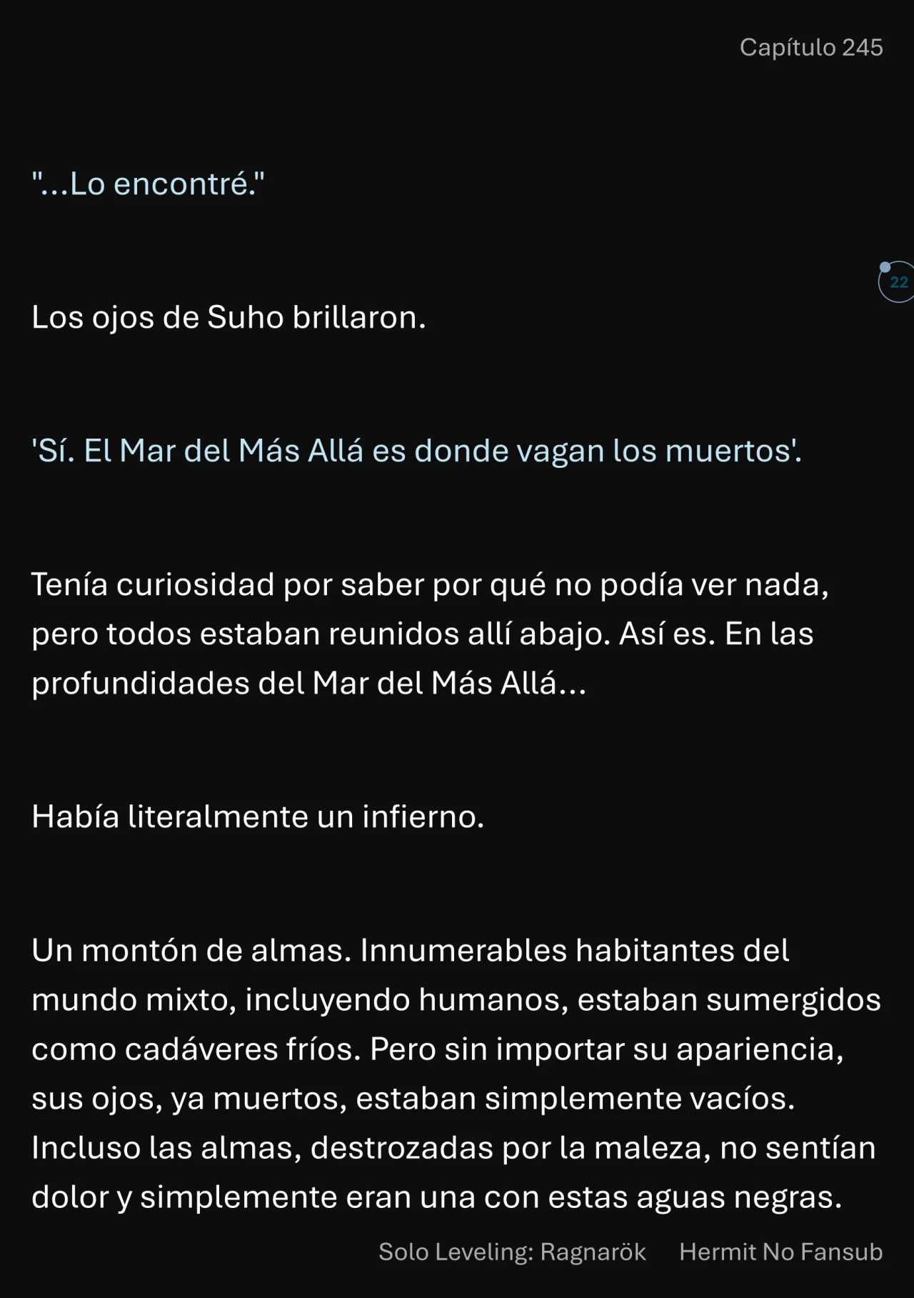 Página 23 del Manga