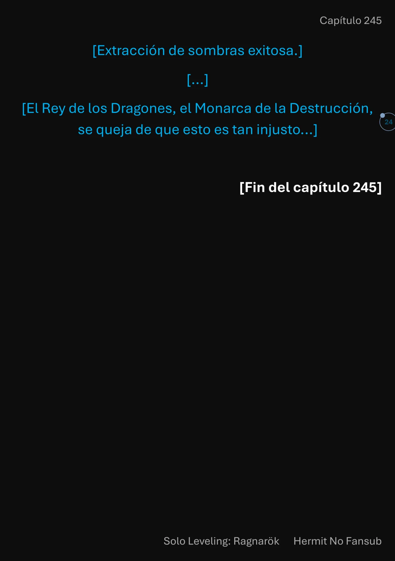 Página 25 del Manga