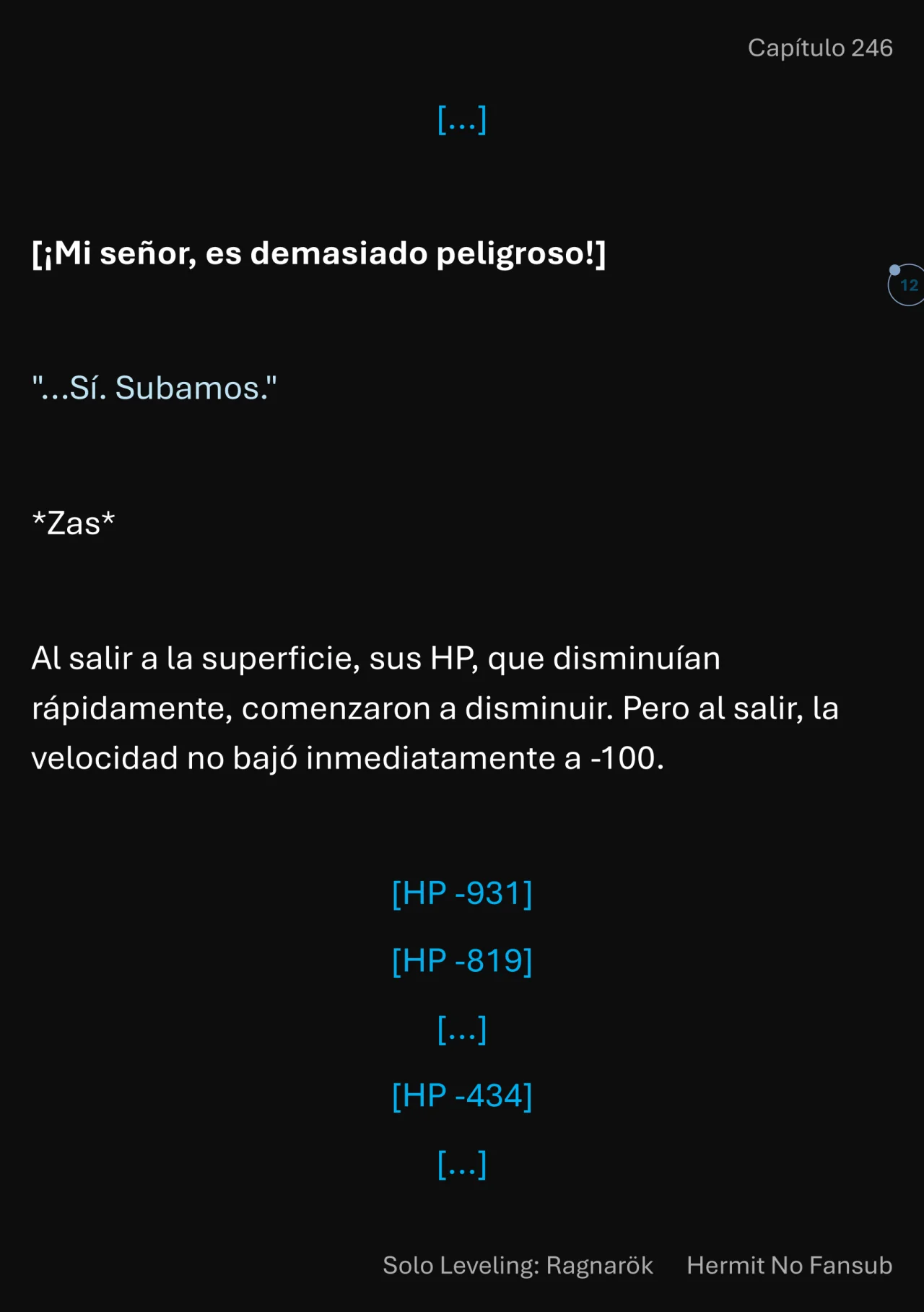 Página 13 del Manga