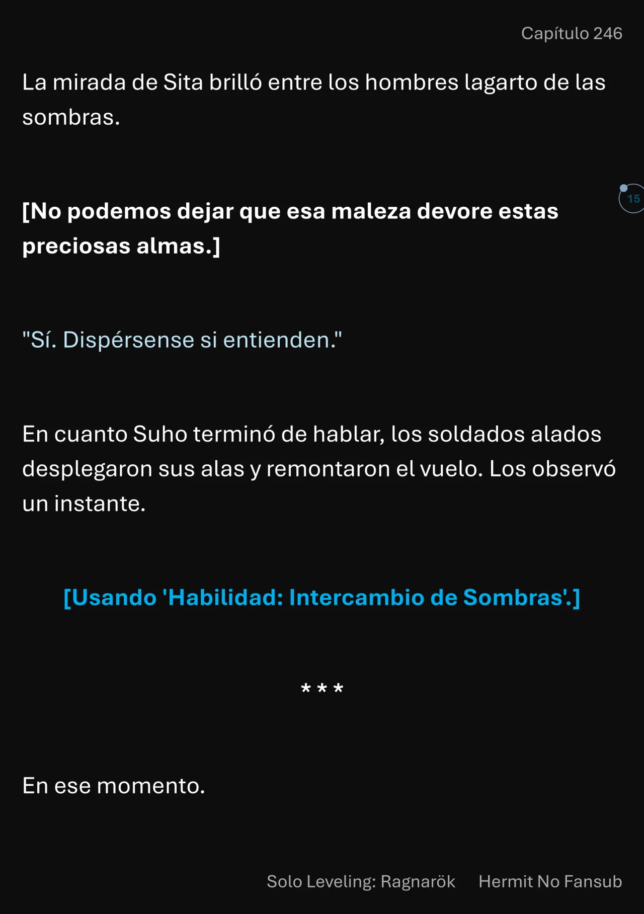 Página 16 del Manga