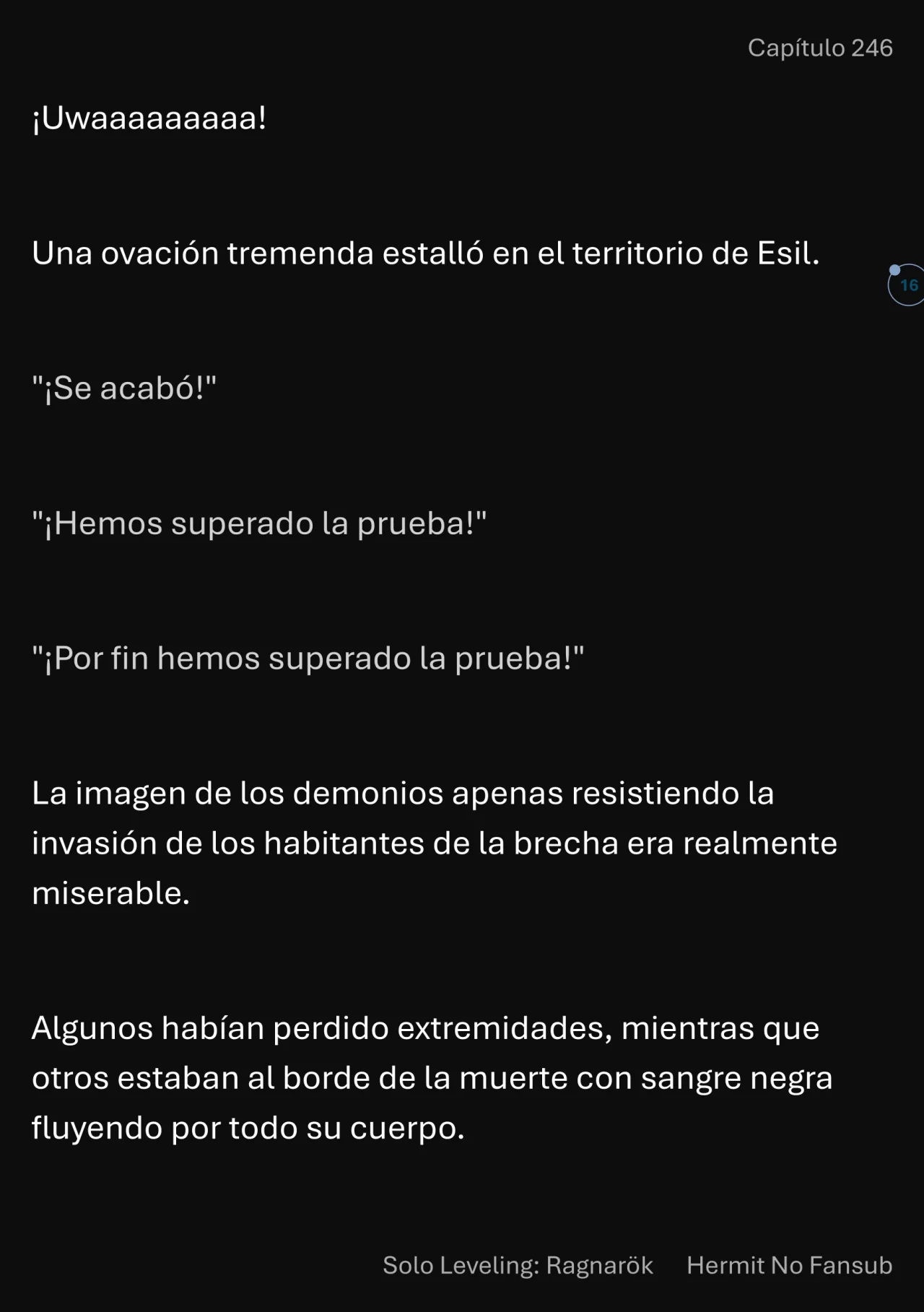 Página 17 del Manga