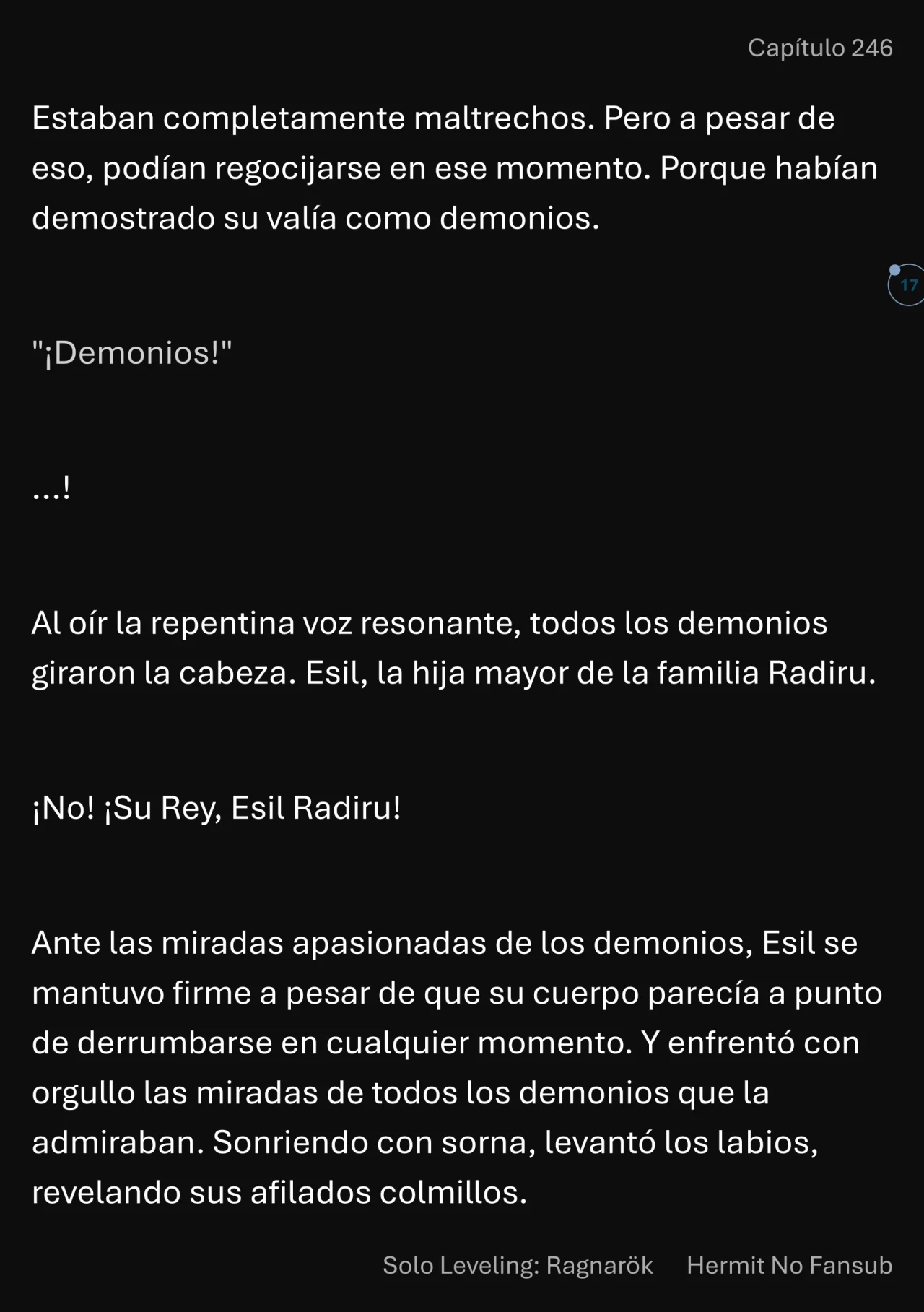 Página 18 del Manga