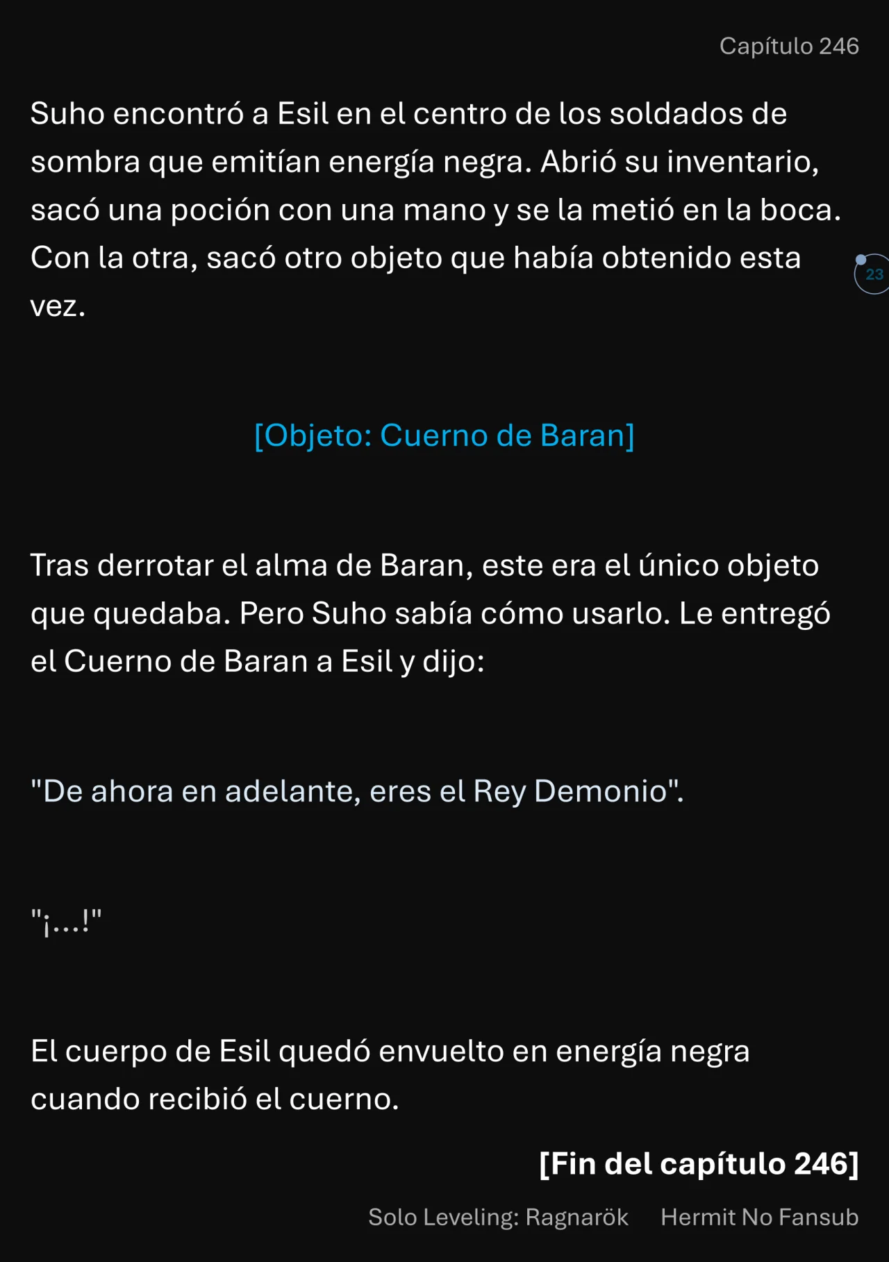 Página 24 del Manga