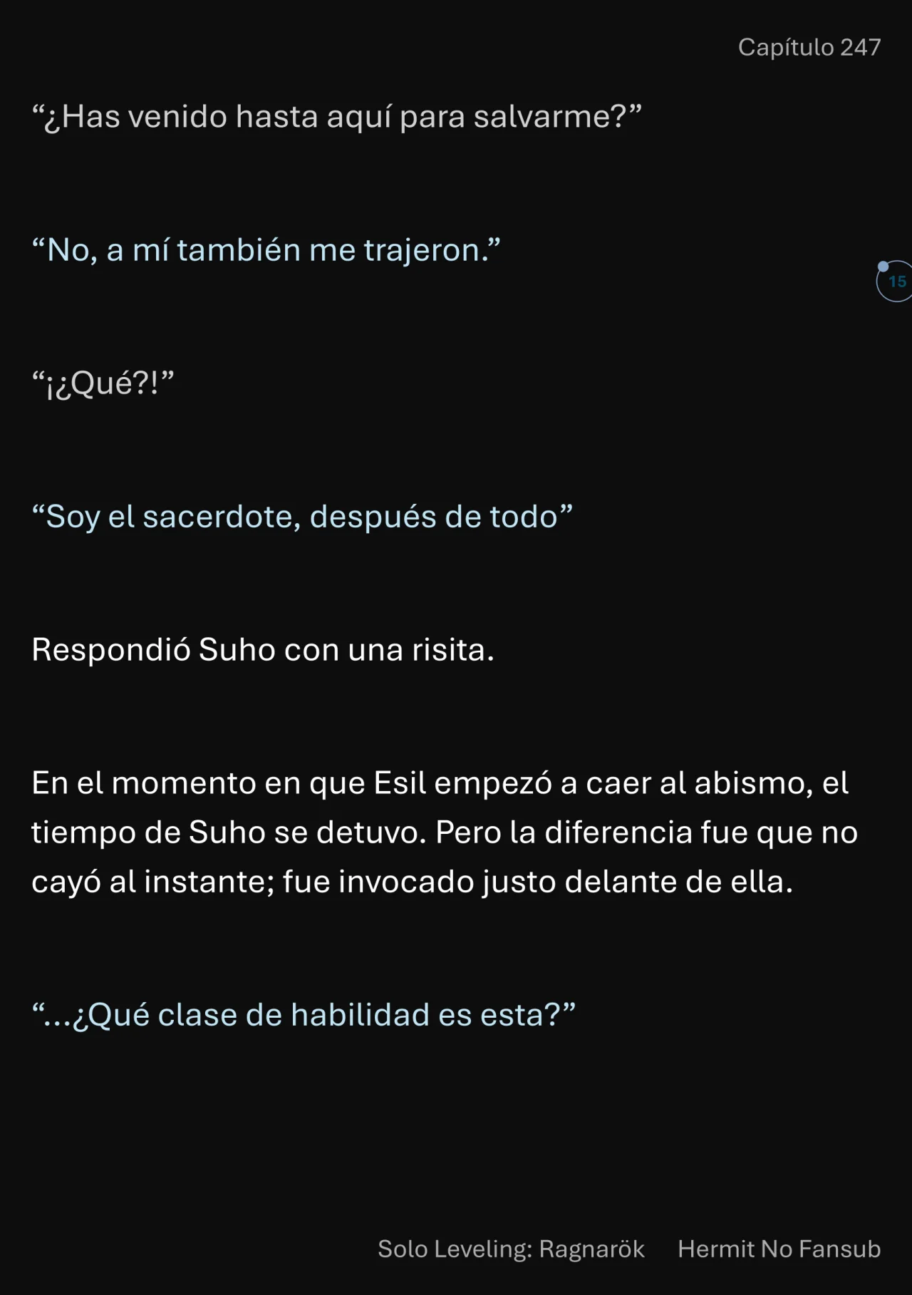 Página 16 del Manga