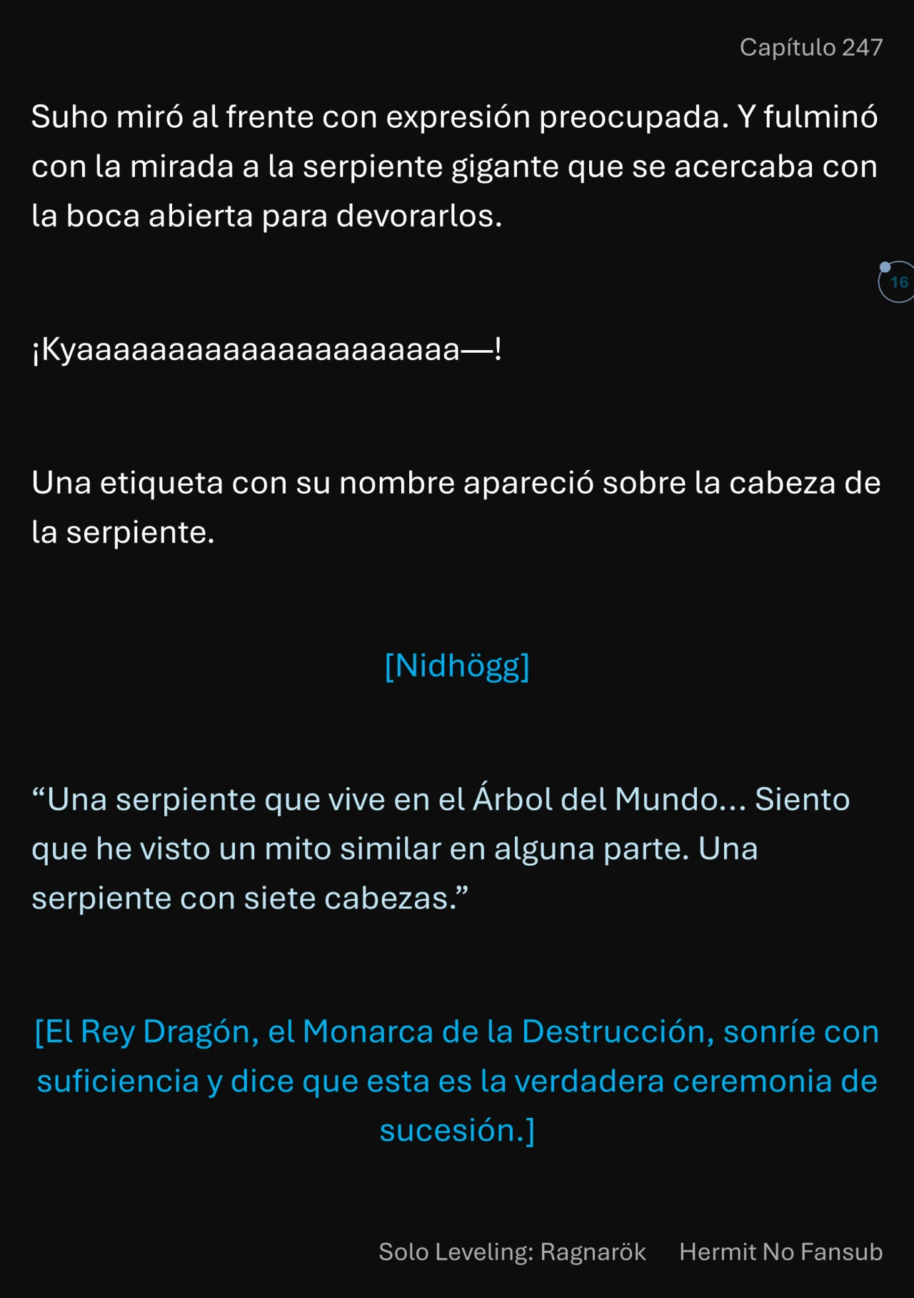 Página 17 del Manga