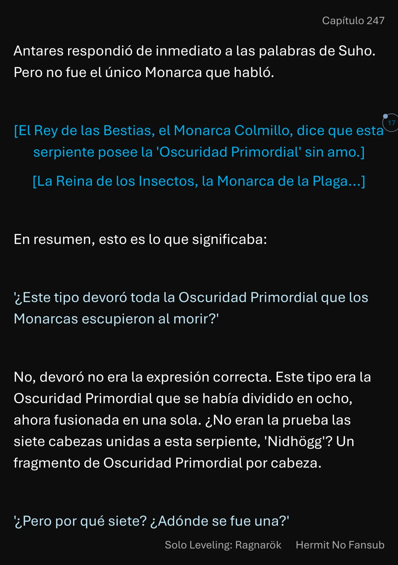 Página 18 del Manga