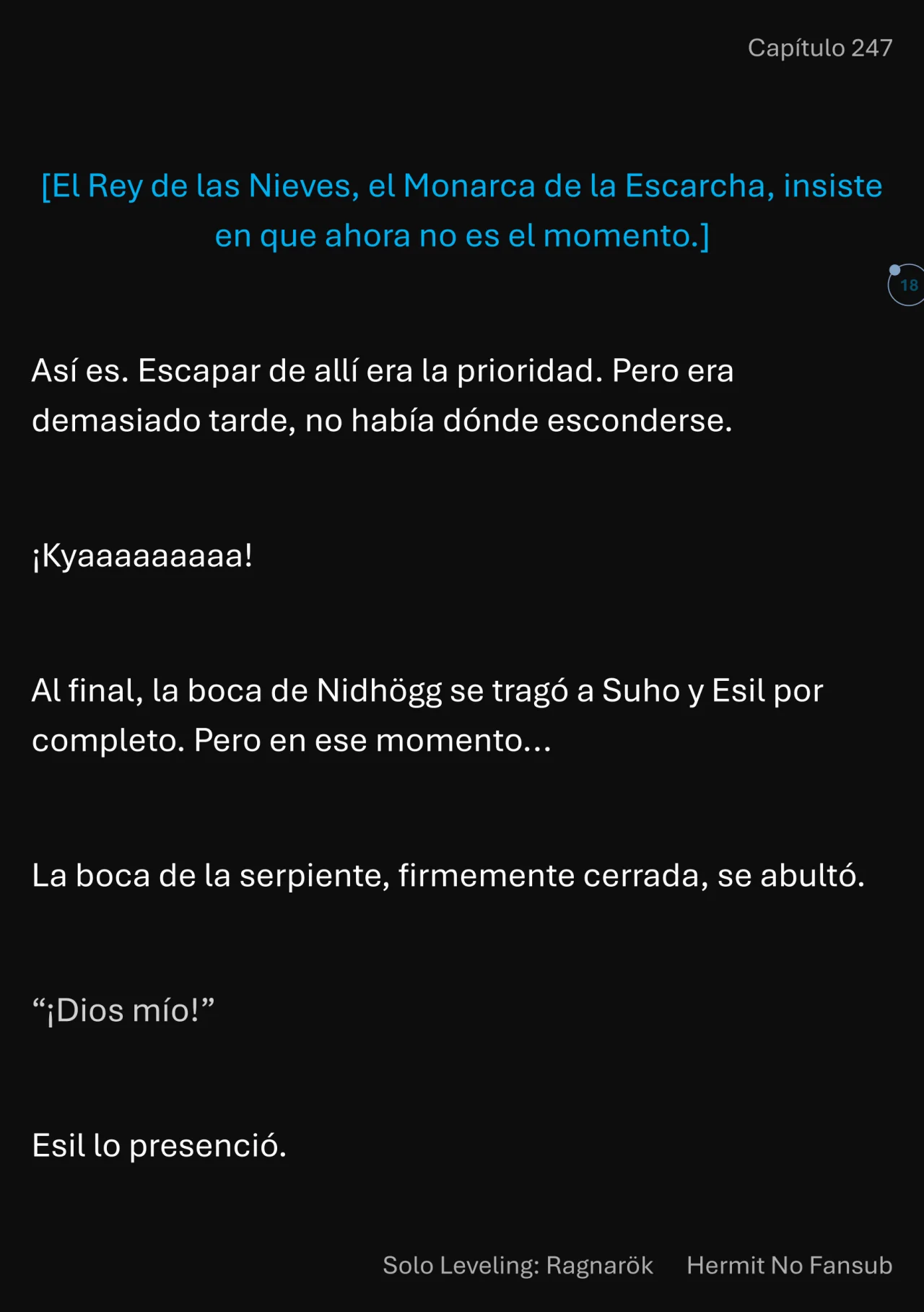 Página 19 del Manga