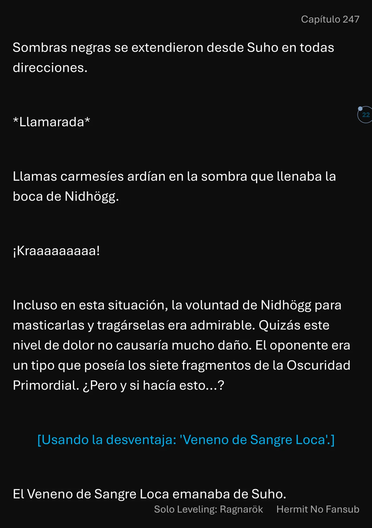 Página 23 del Manga