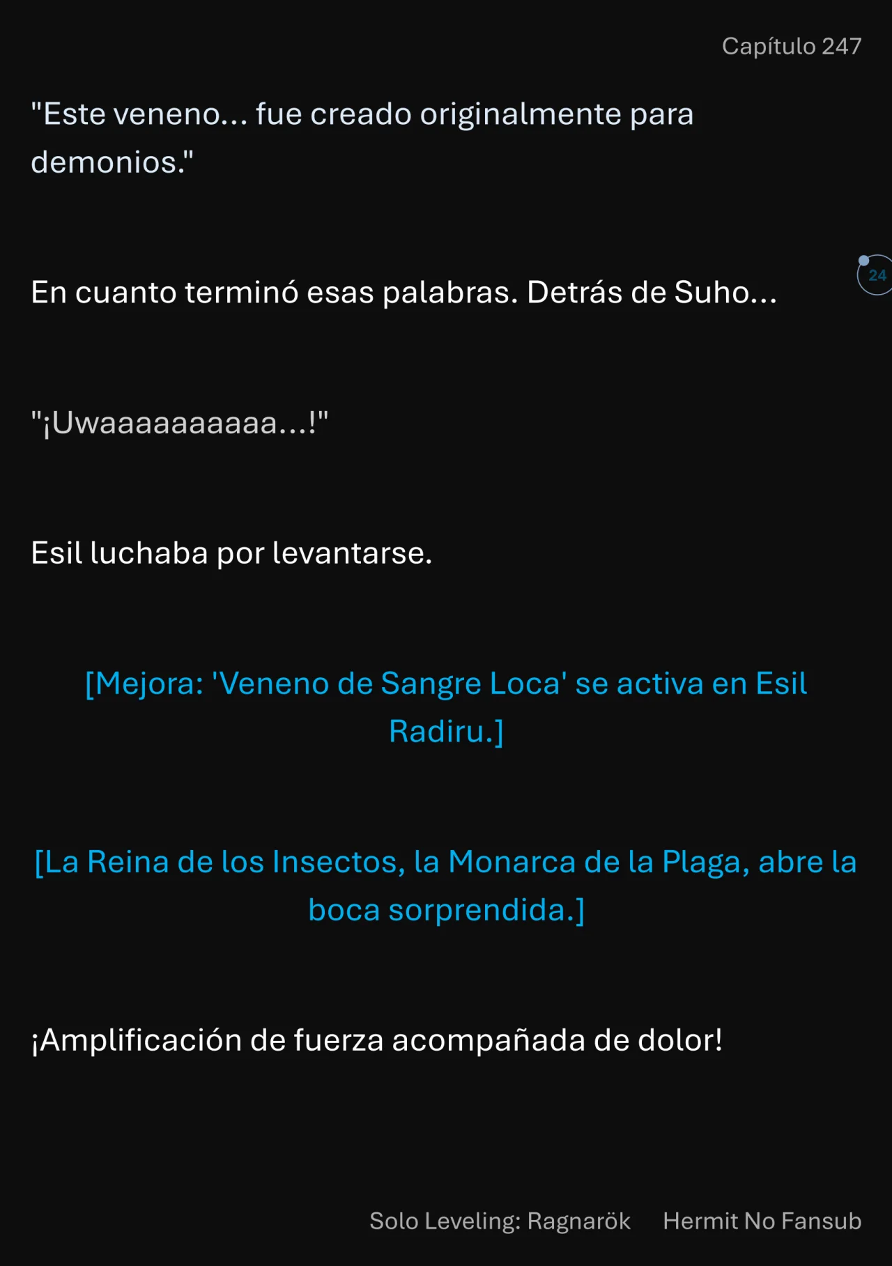 Página 25 del Manga