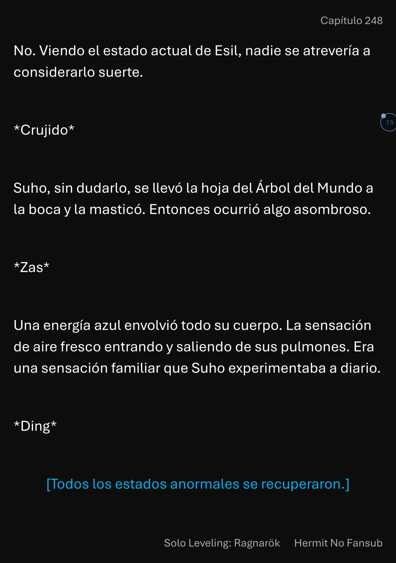 Página 16 del Manga