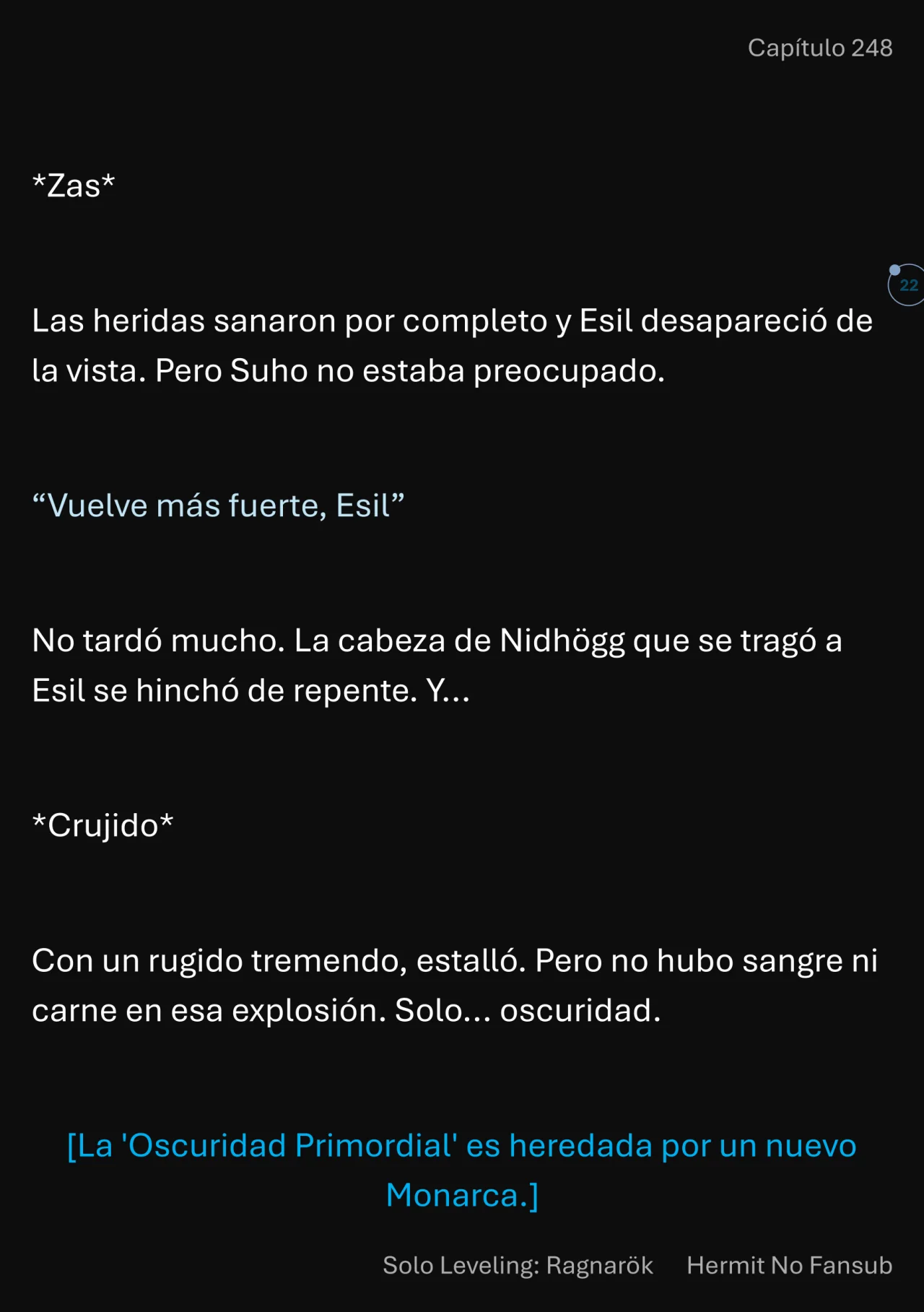 Página 23 del Manga