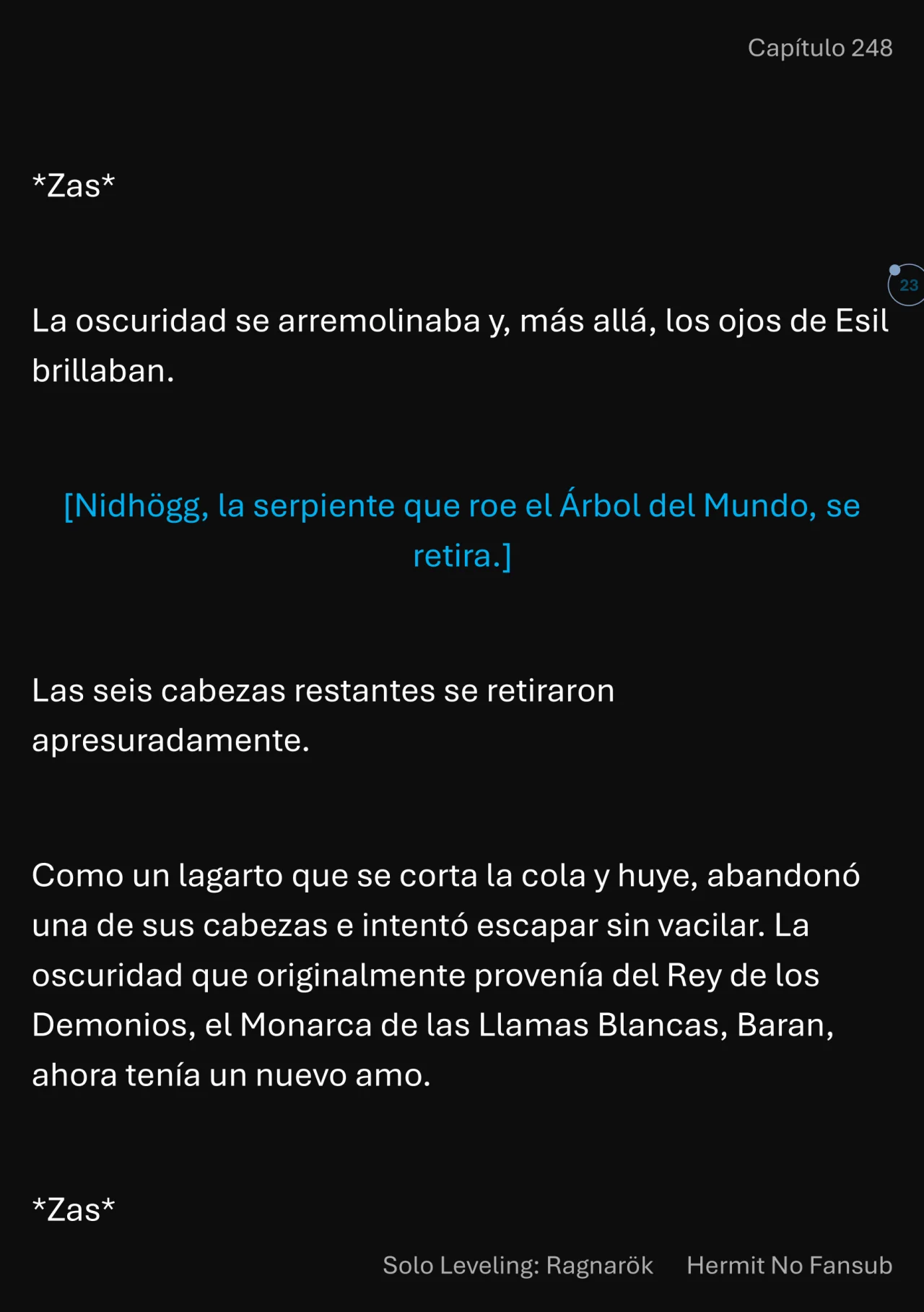 Página 24 del Manga