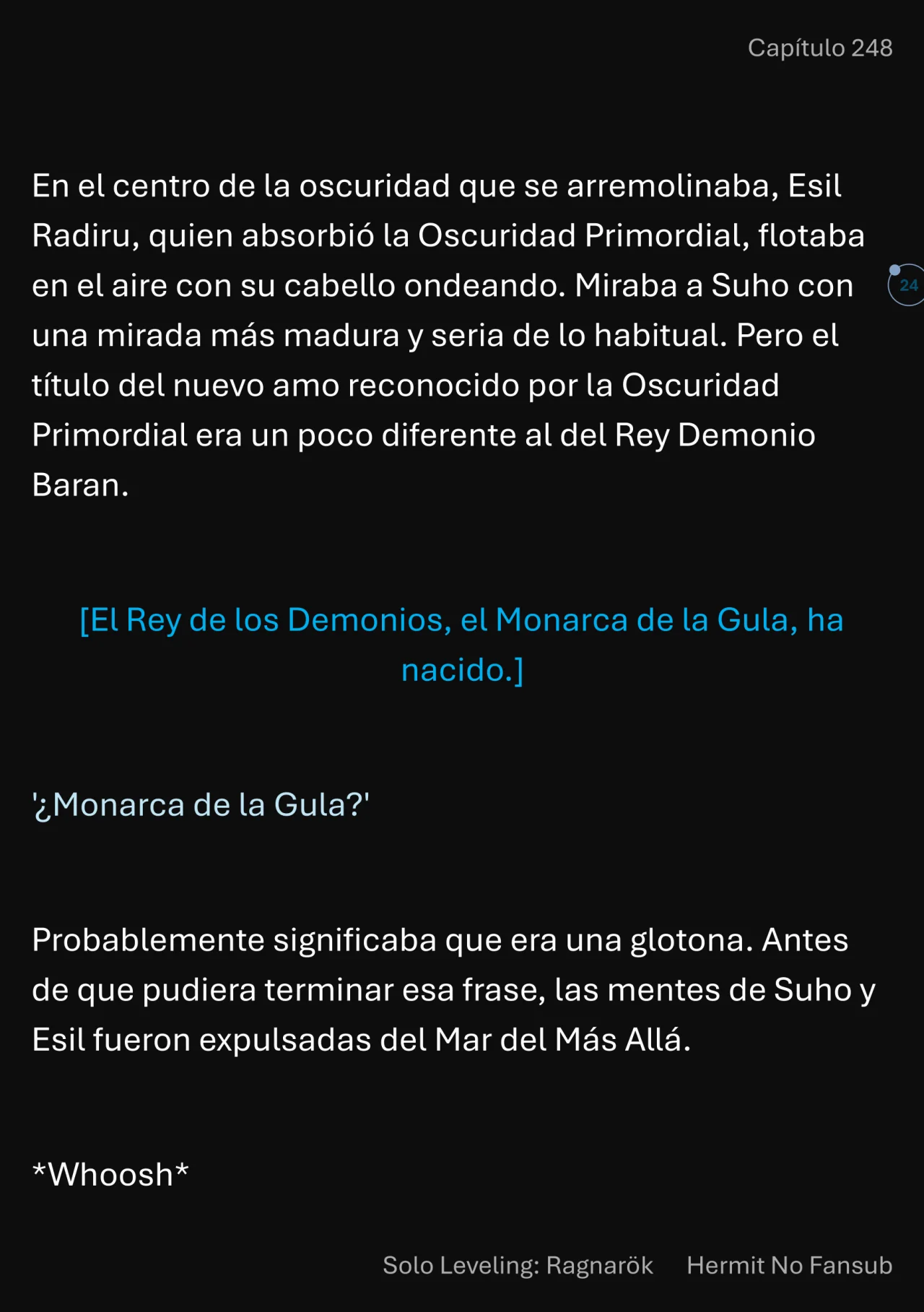 Página 25 del Manga