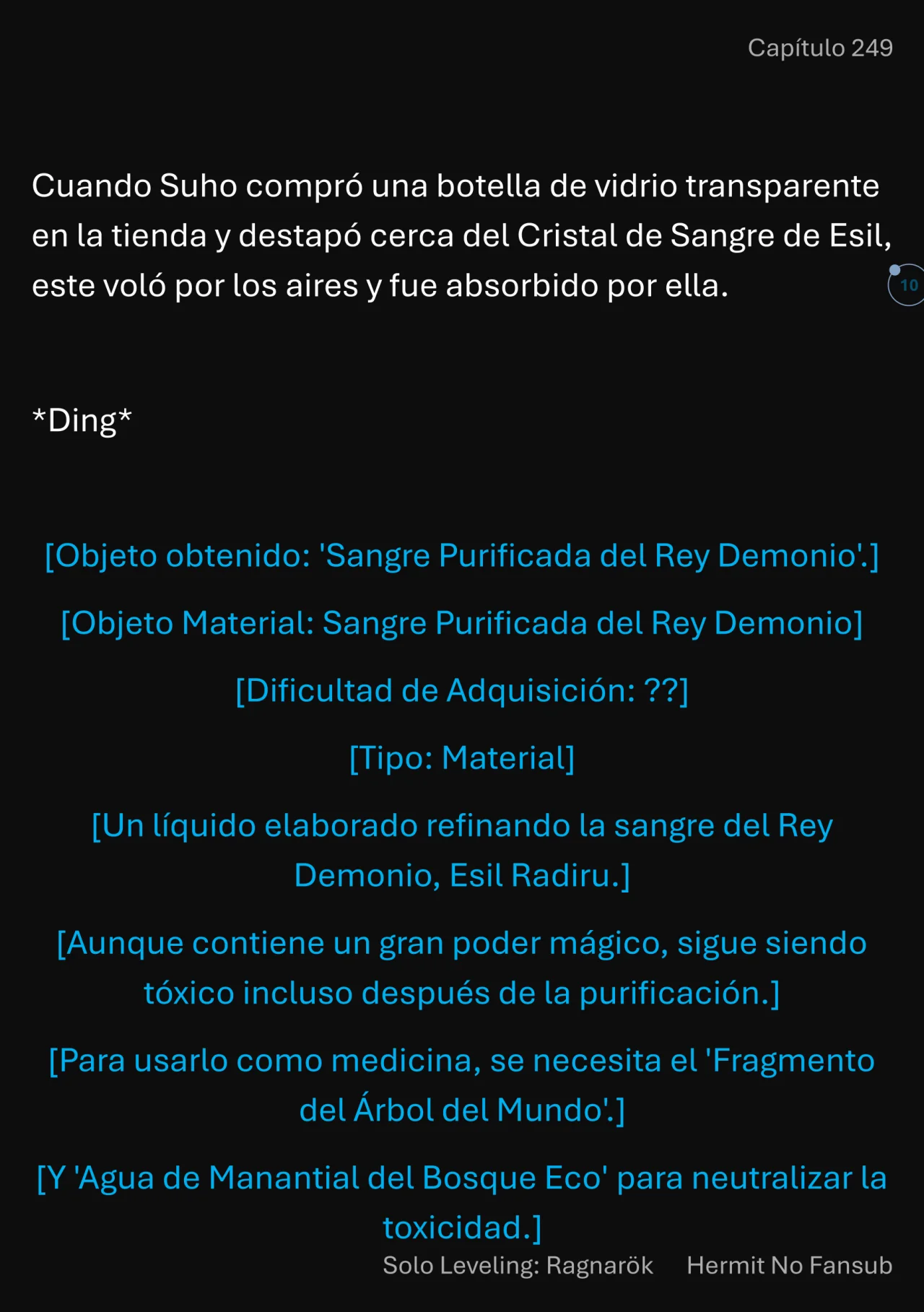 Página 11 del Manga