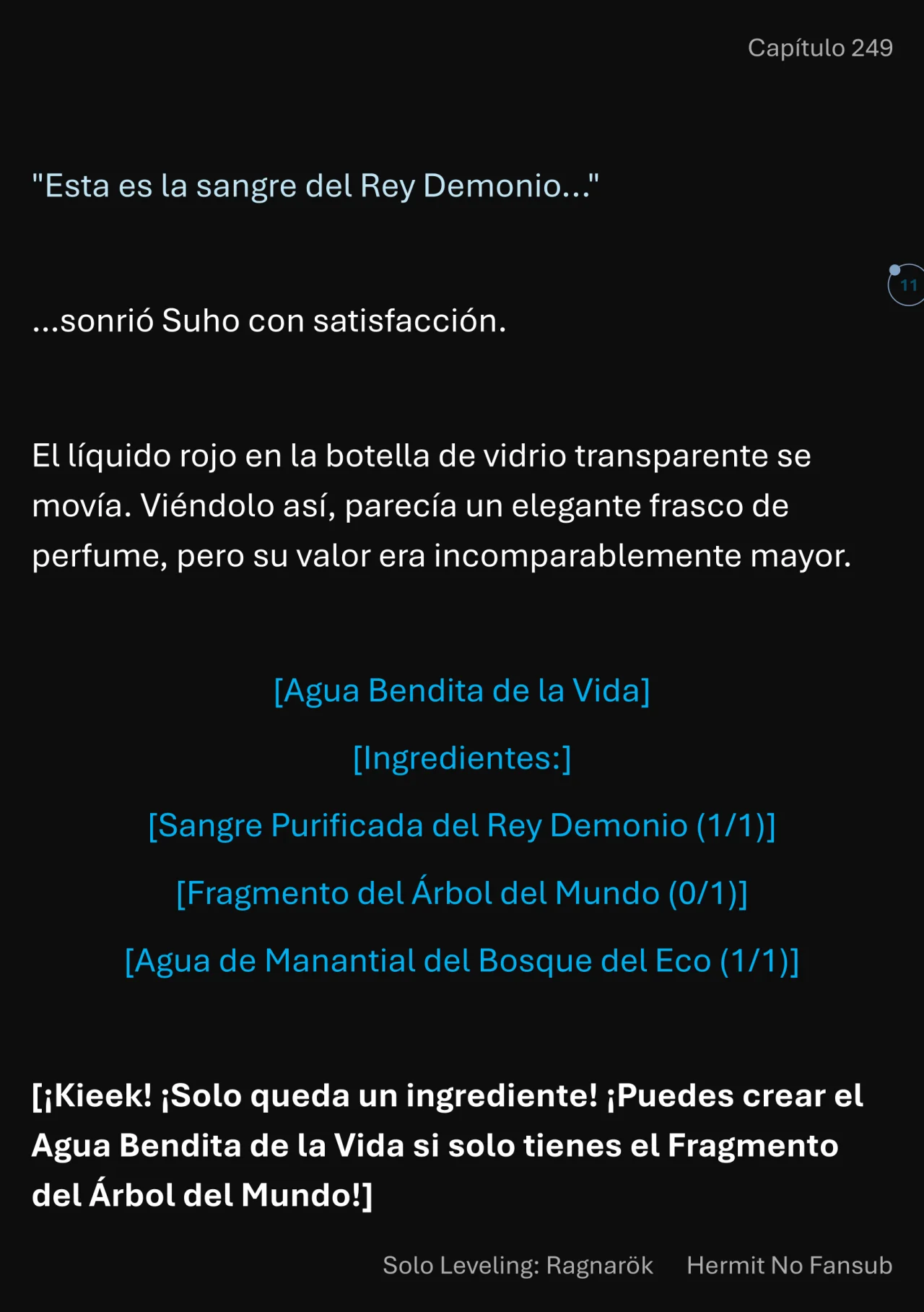 Página 12 del Manga