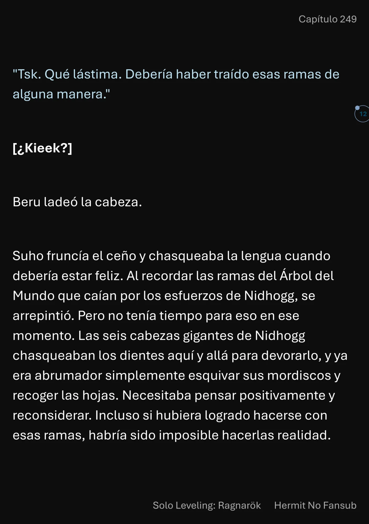 Página 13 del Manga