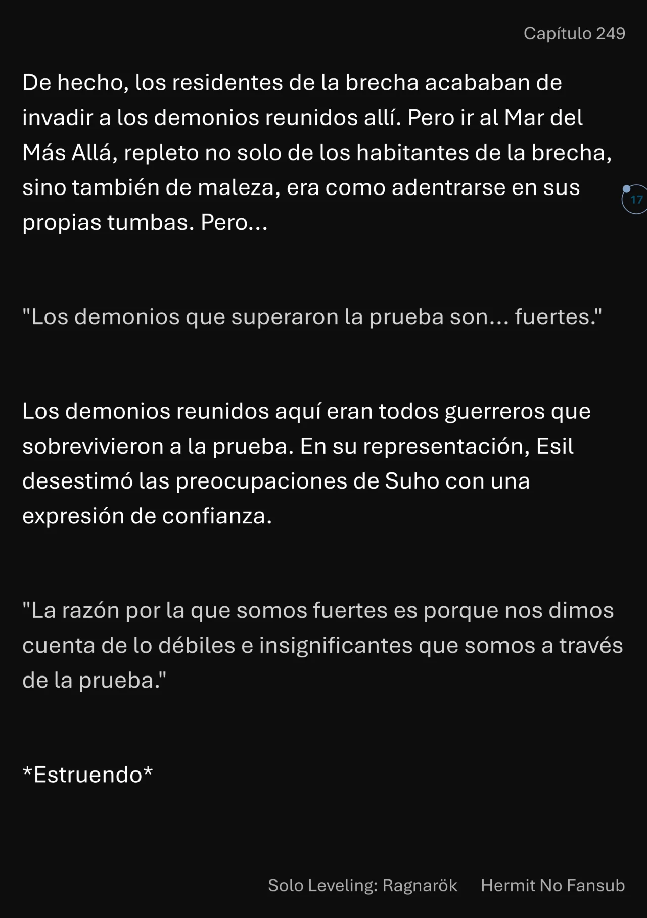 Página 18 del Manga