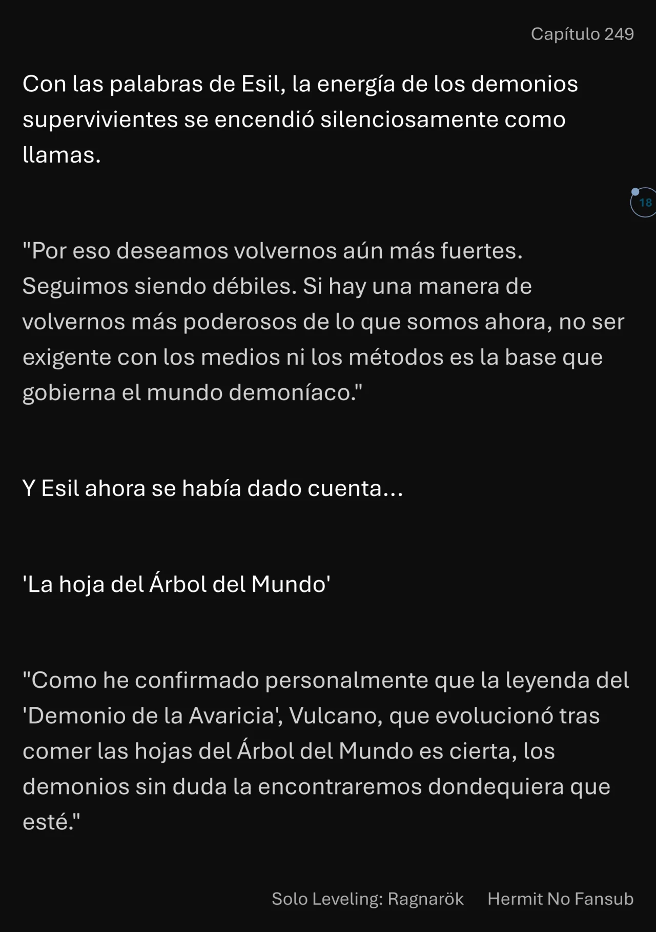 Página 19 del Manga