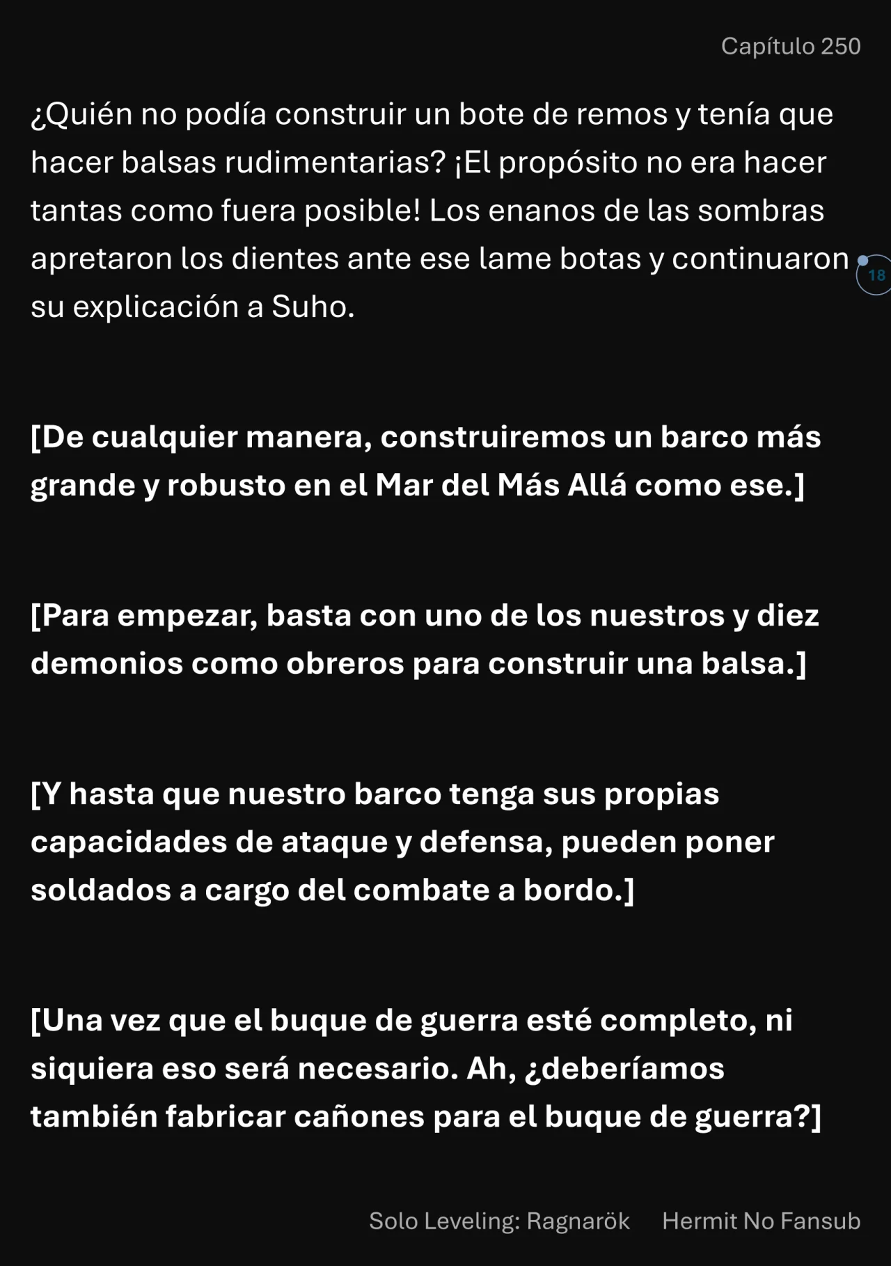 Página 19 del Manga