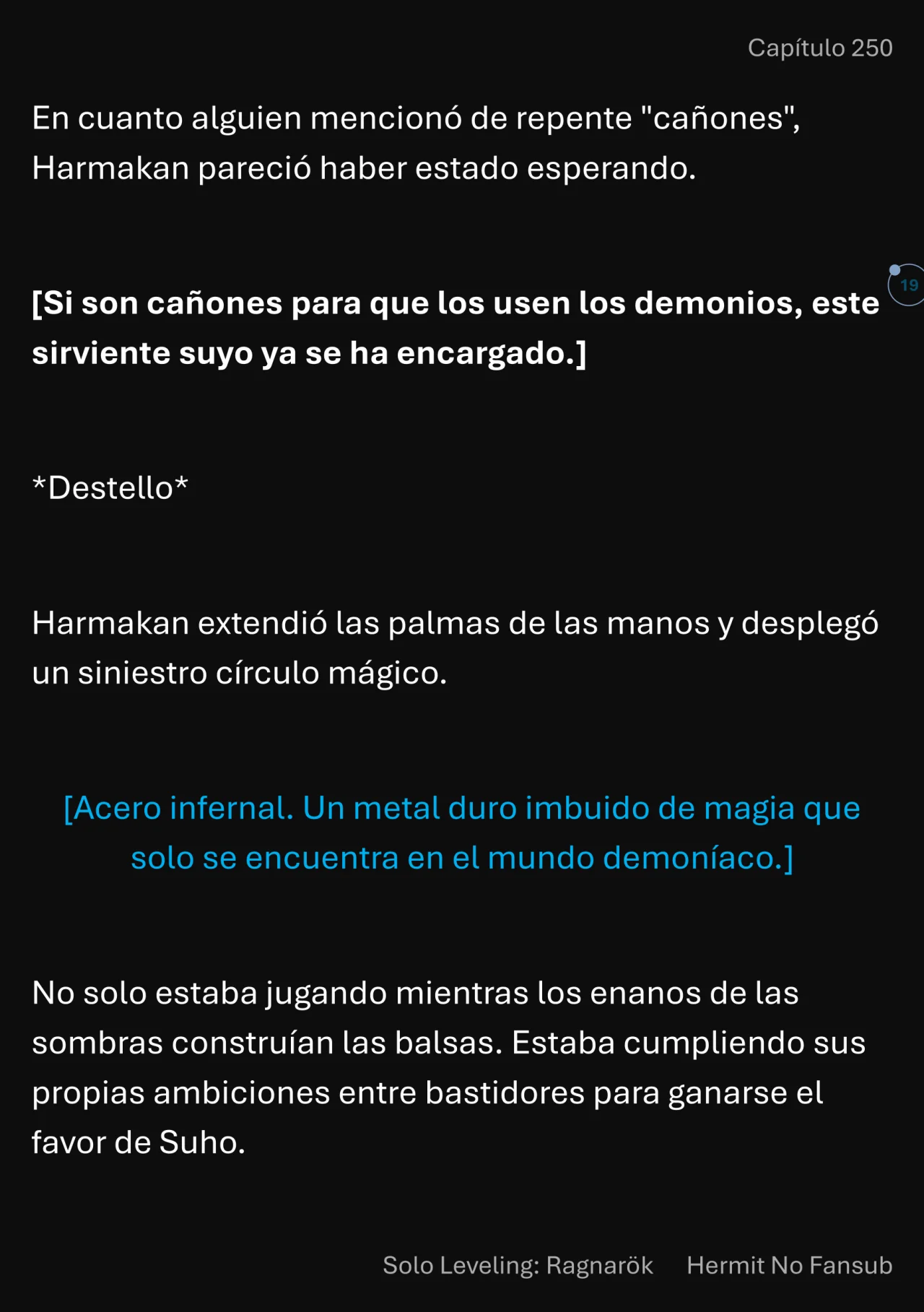 Página 20 del Manga