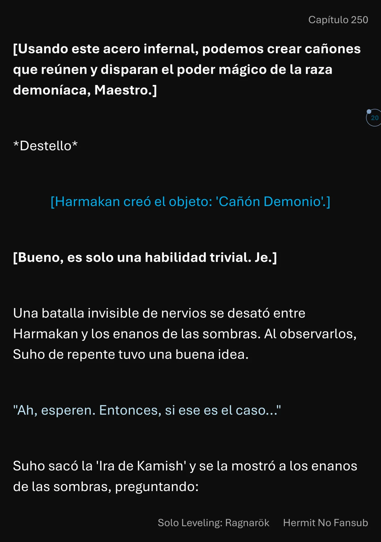 Página 21 del Manga