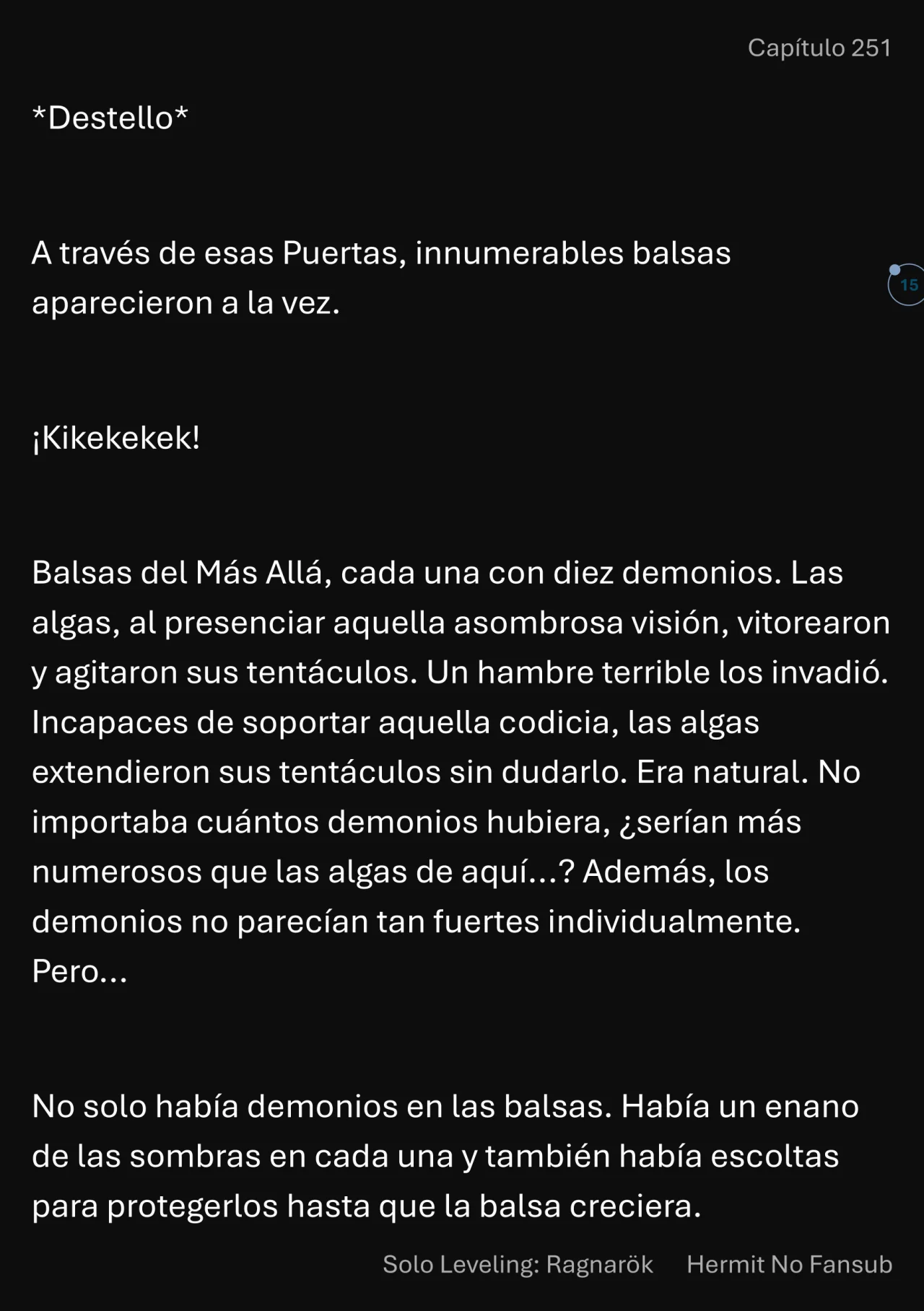 Página 16 del Manga